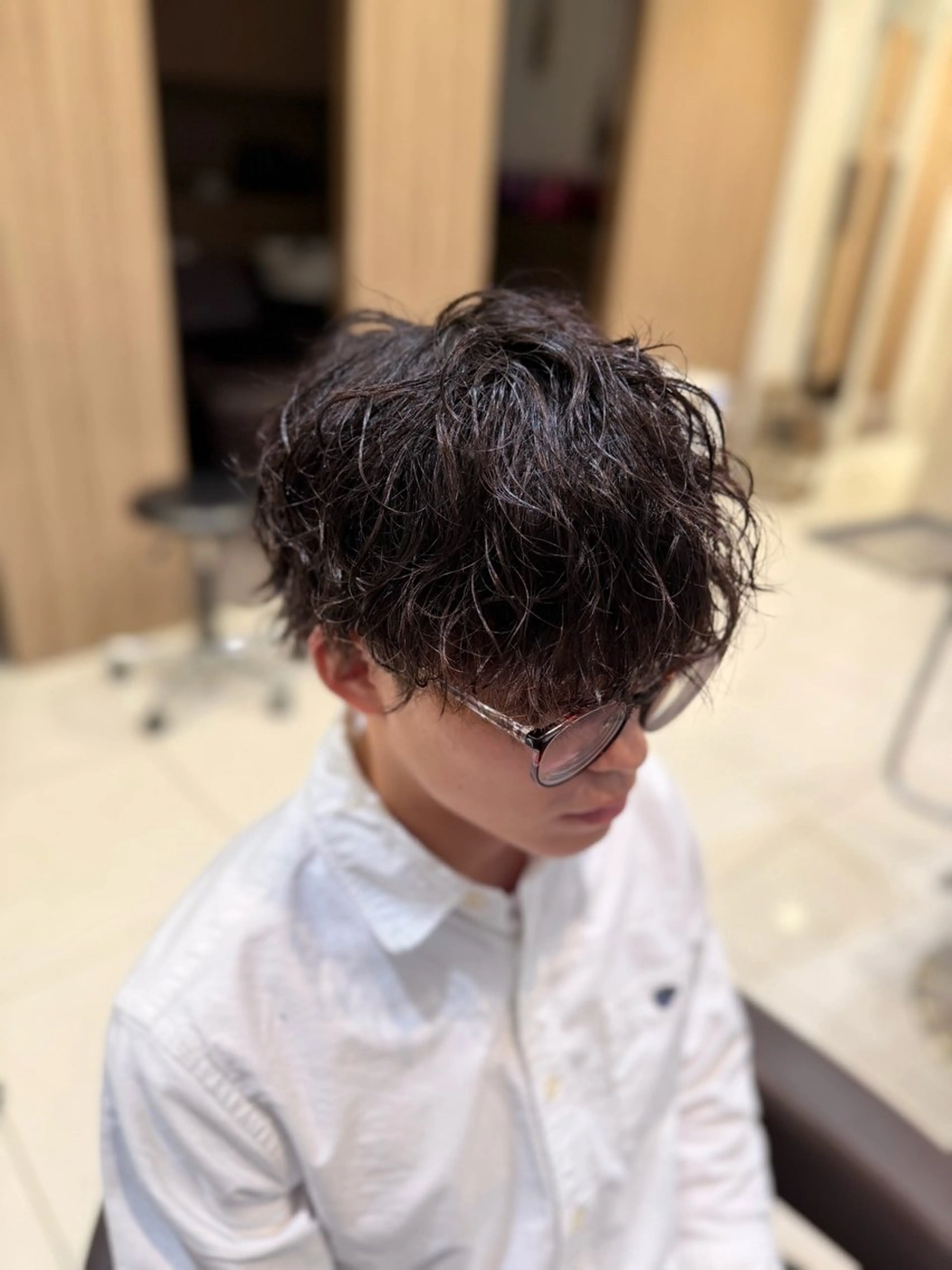パーマ メンズ メンズパーマ ツイストスパイラルパーマ スパイラルパーマ カット パーマ ブリーチ/パーマ 縮毛/レイヤーaoiのヘアスタイル