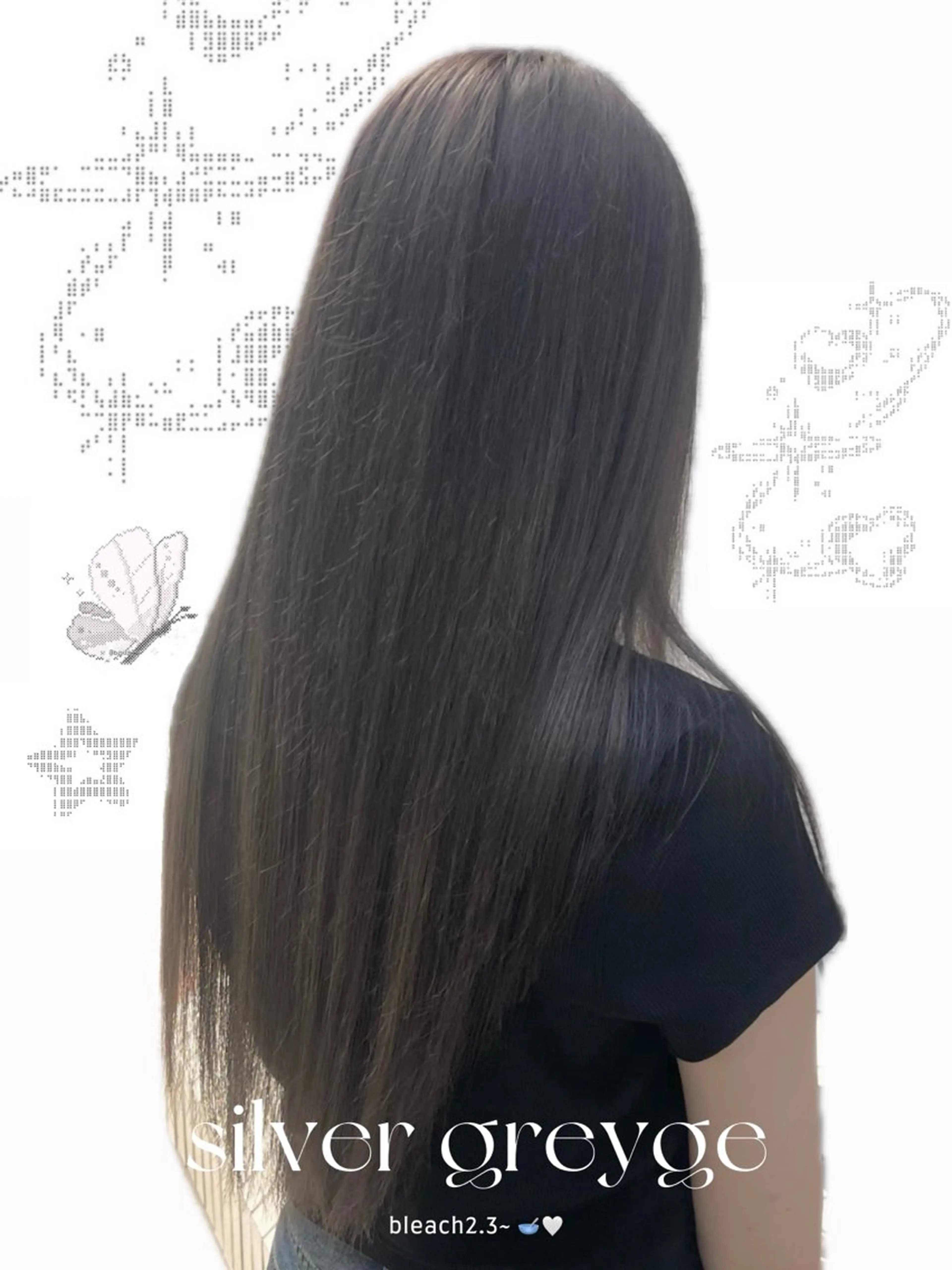 ロング カラー カット ヘアカラー トリートメント 🩰モテ艶girly ヘア🪽彩香‎🪡⟡のヘアスタイル