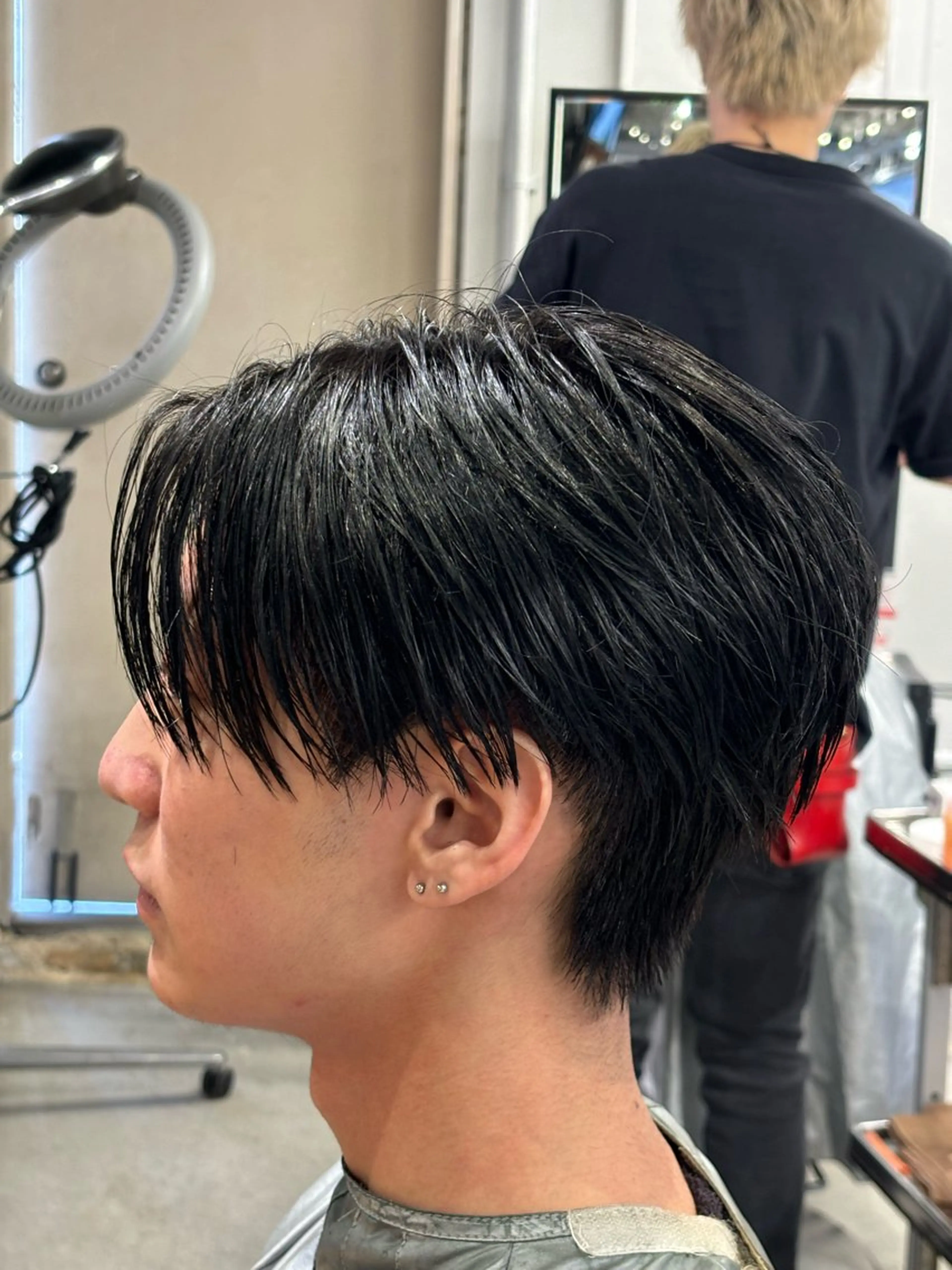 ショート カット ✨うる艶カラー/垢抜 けメンズパーマ✨のヘアスタイル