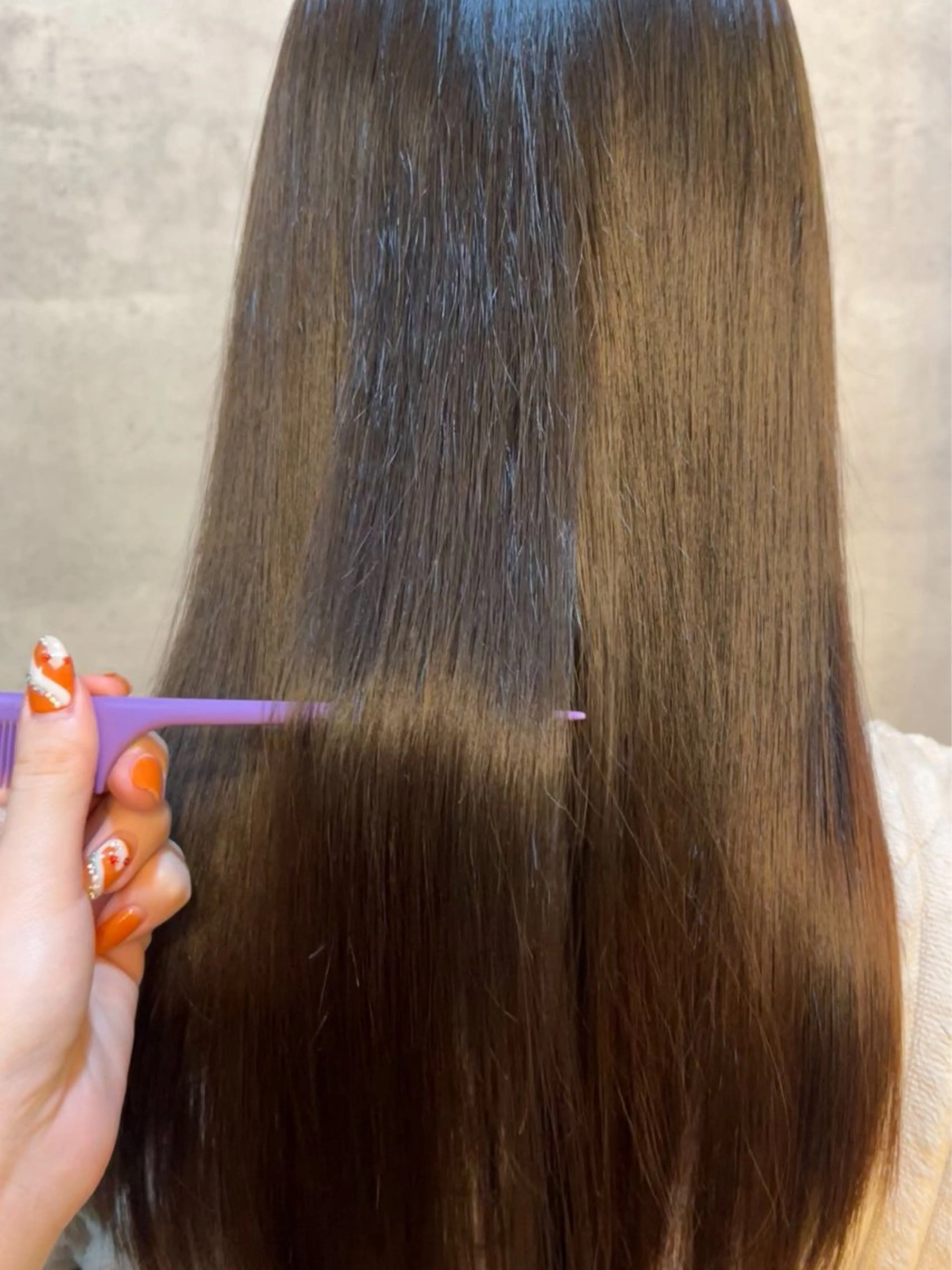 ロング パーマ イロアイヘアー Renのヘアスタイル