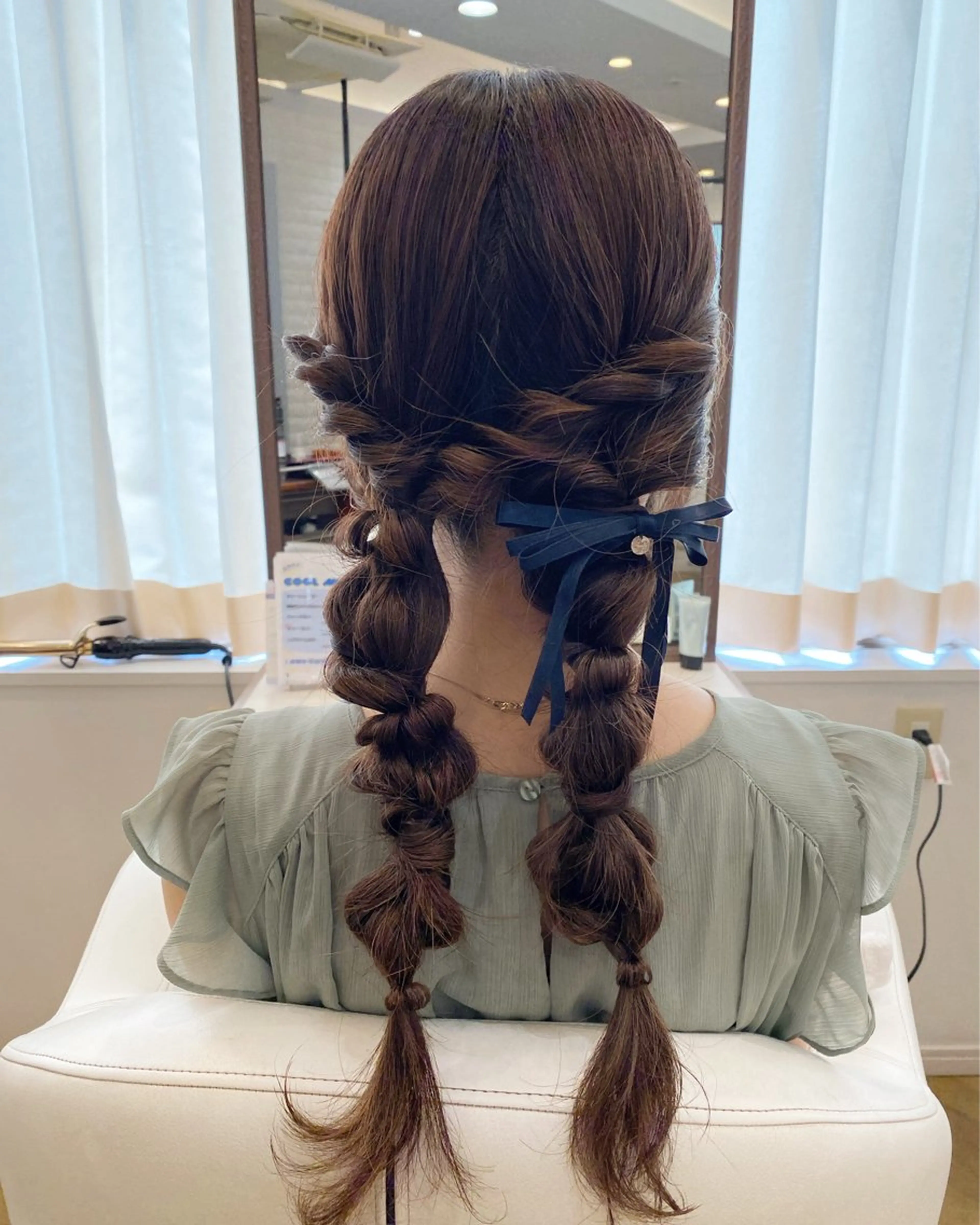 ロング ヘアセット 艶感🫧透明感カラー YUKARIのヘアスタイル
