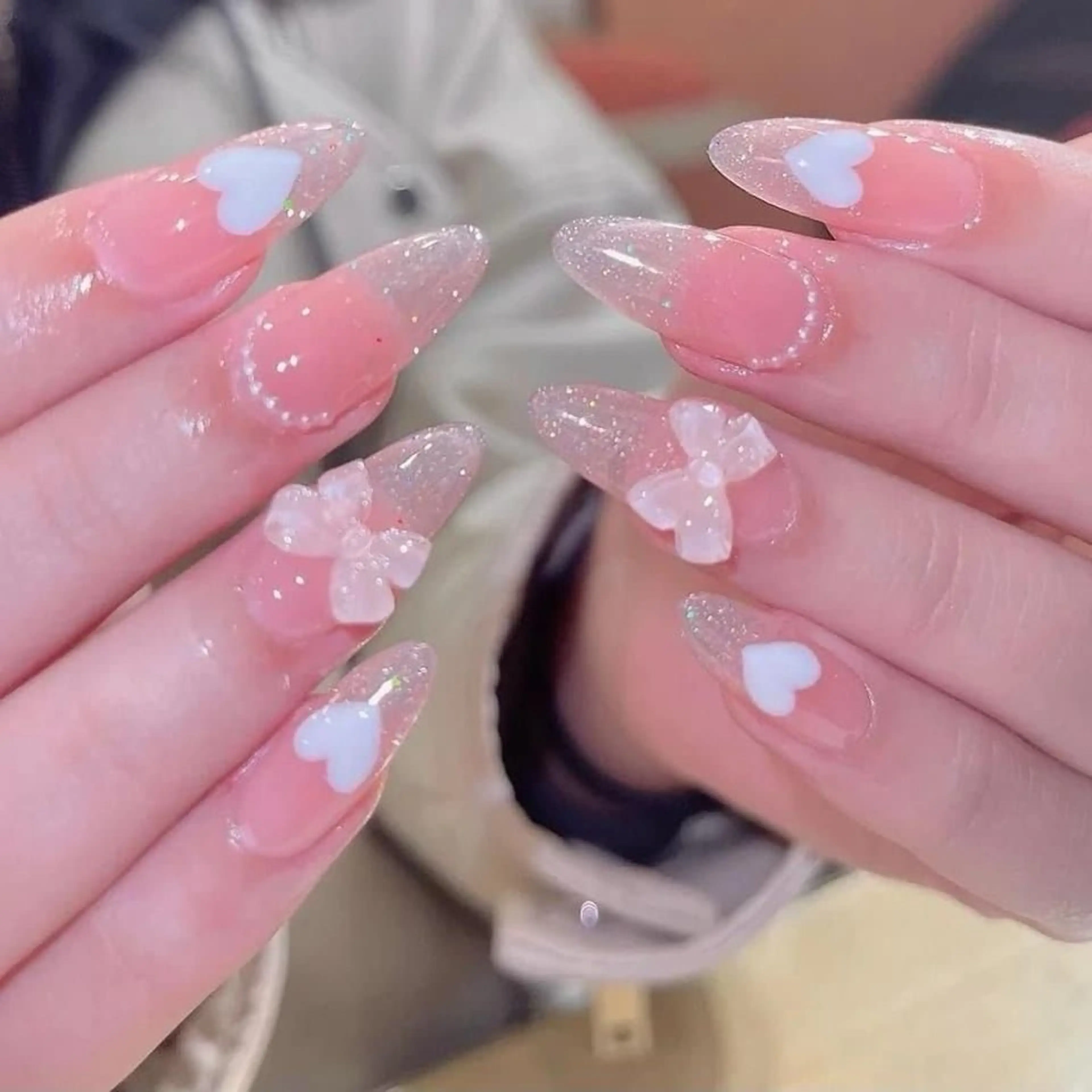 ネイル チークネイル フットネイル フレンチネイル グラデーション 韓国ネイル Ribbonnail salonのネイルデザイン