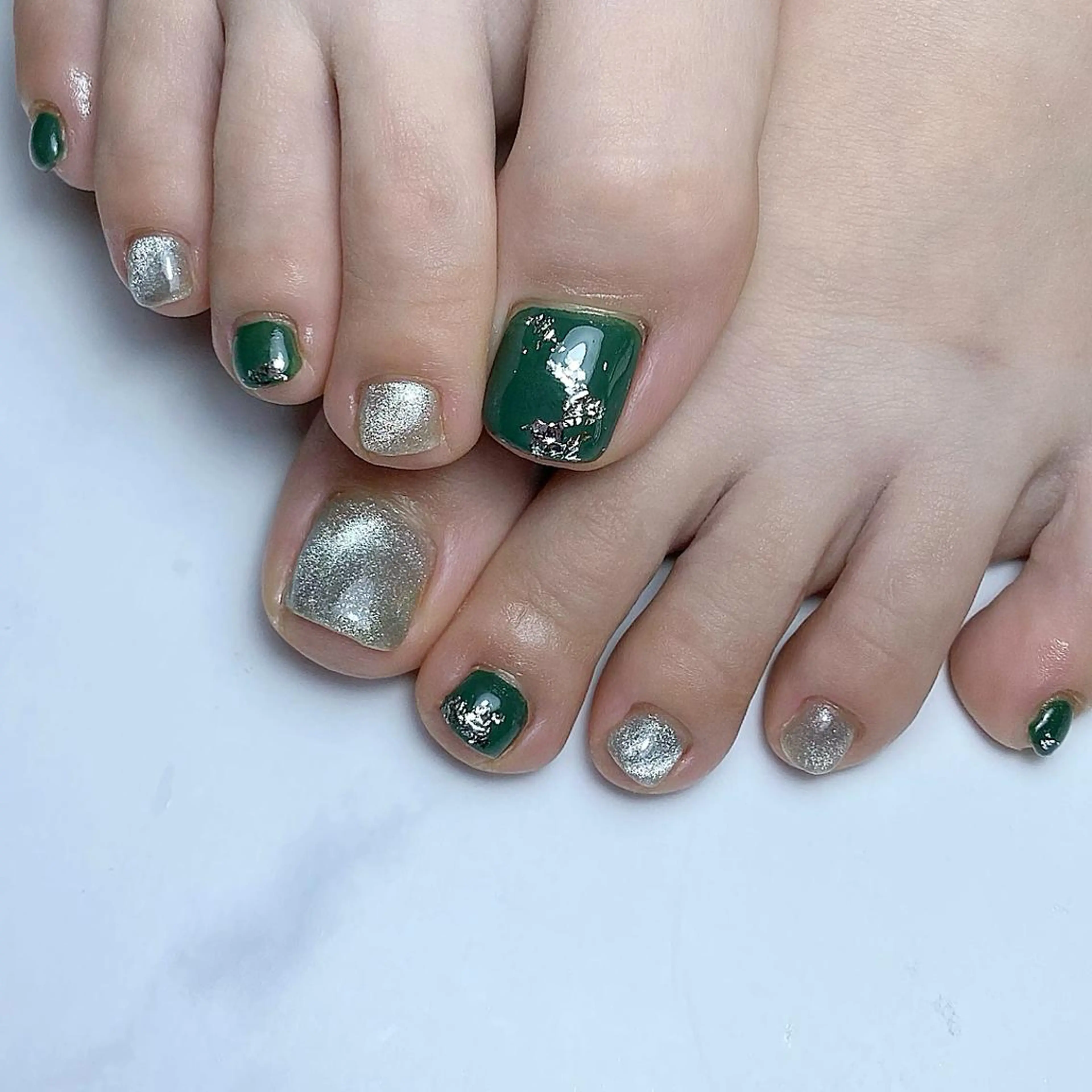 ネイル マグネットネイル フットネイル Nail ameria megu所属・ameria meguのネイルデザイン