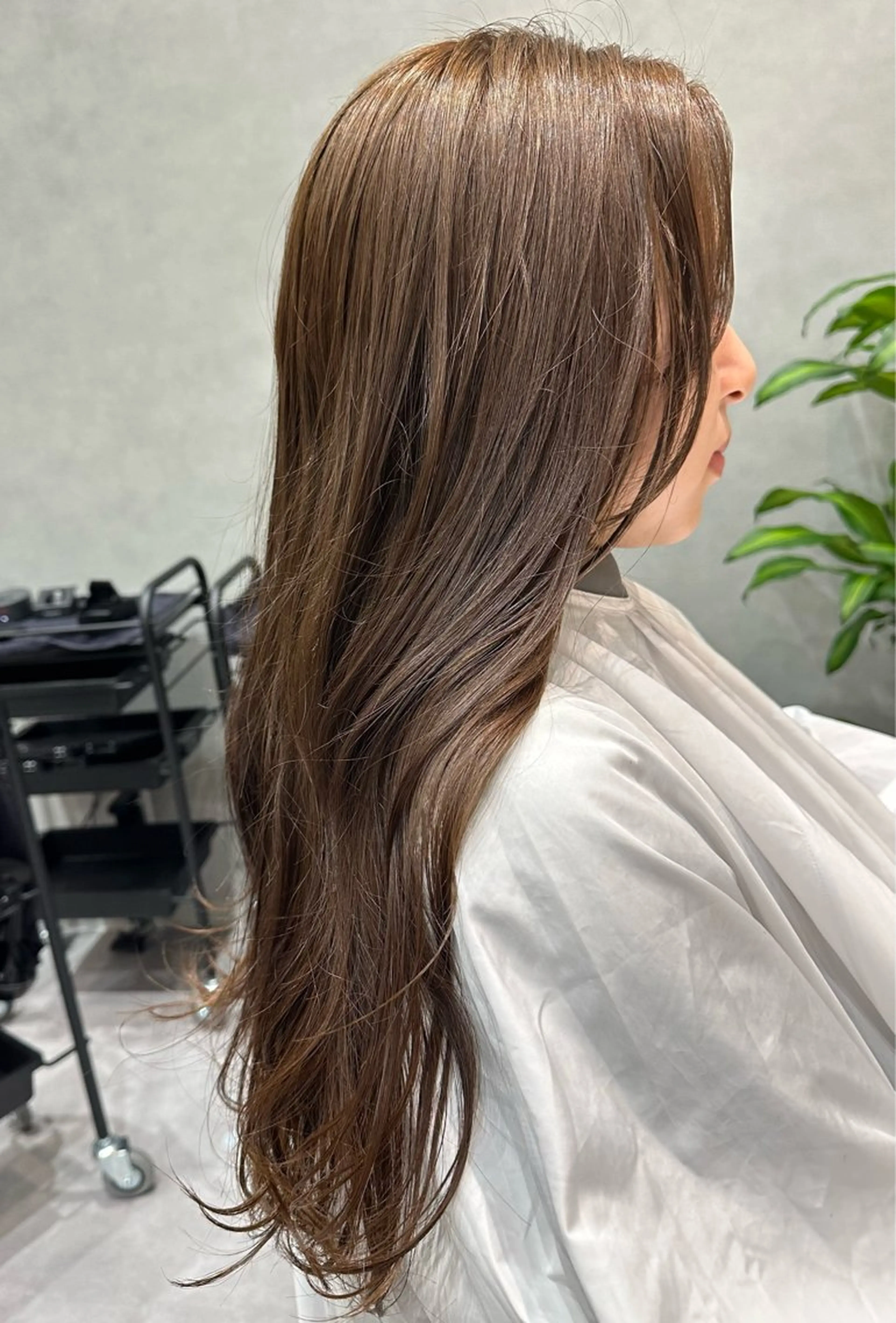 ロング 森 沙織のヘアスタイル