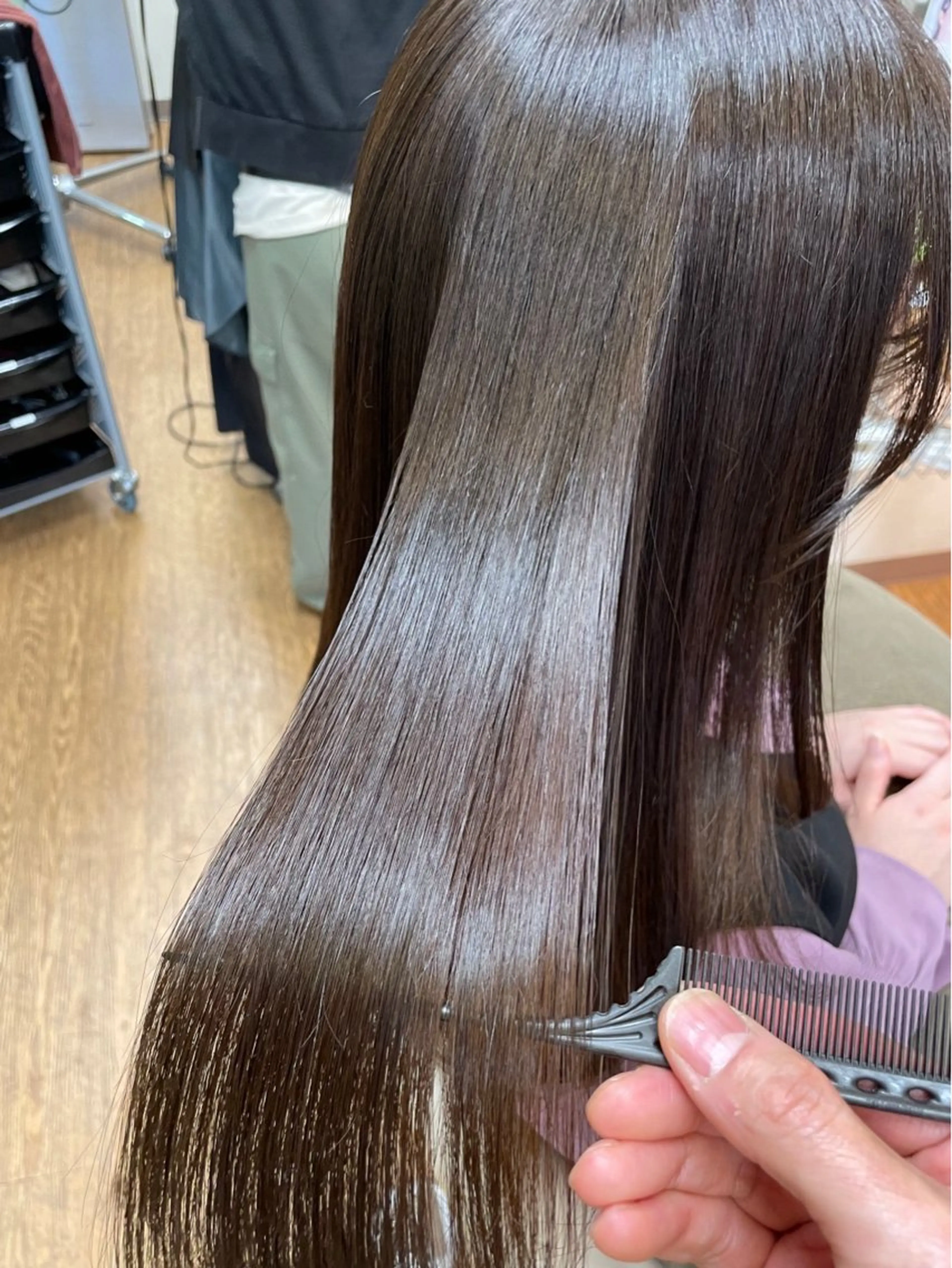 ロング 神谷 千明のヘアスタイル