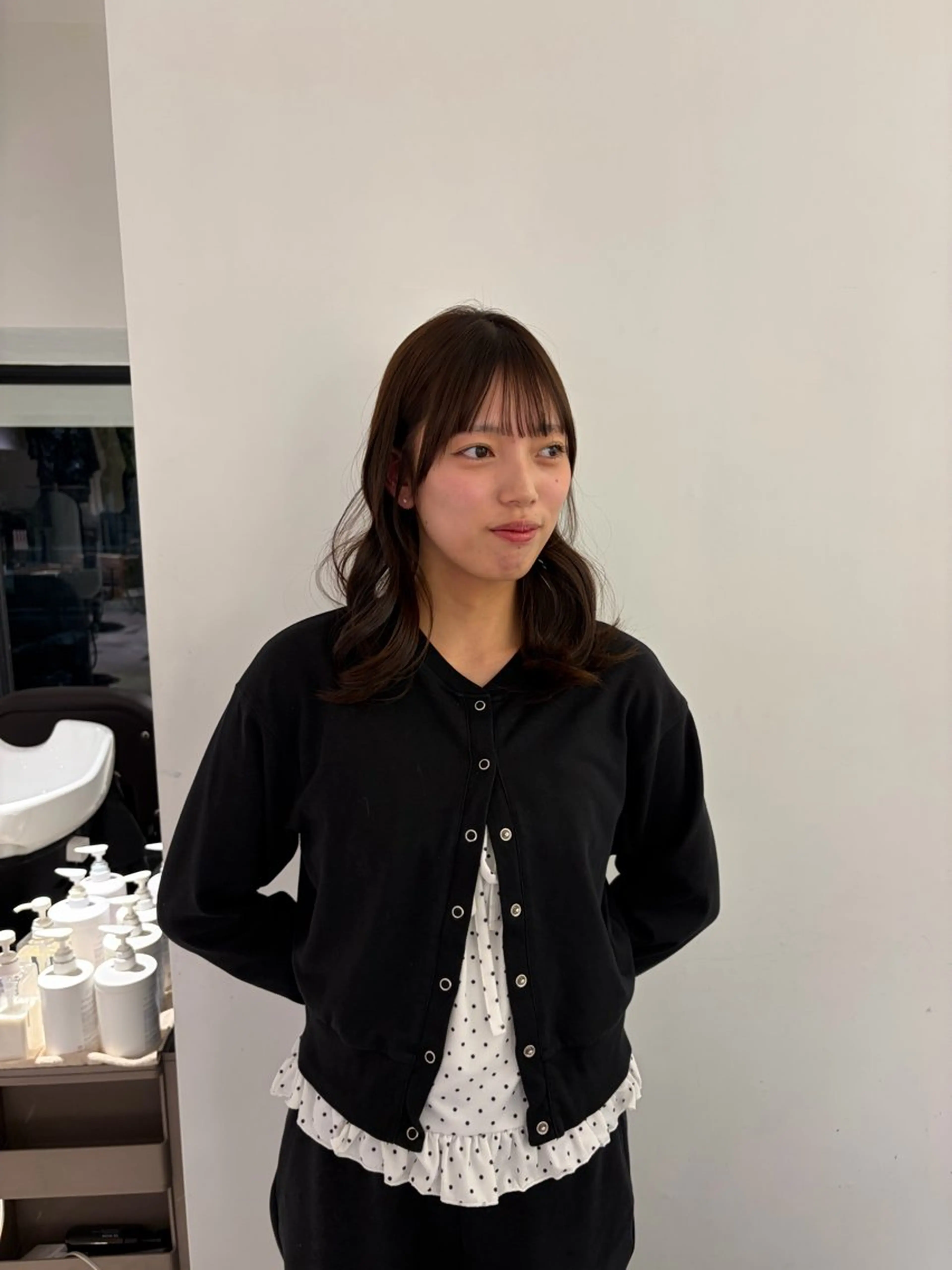 ミディアム カラー UNBIRTHDAY いずみのヘアスタイル