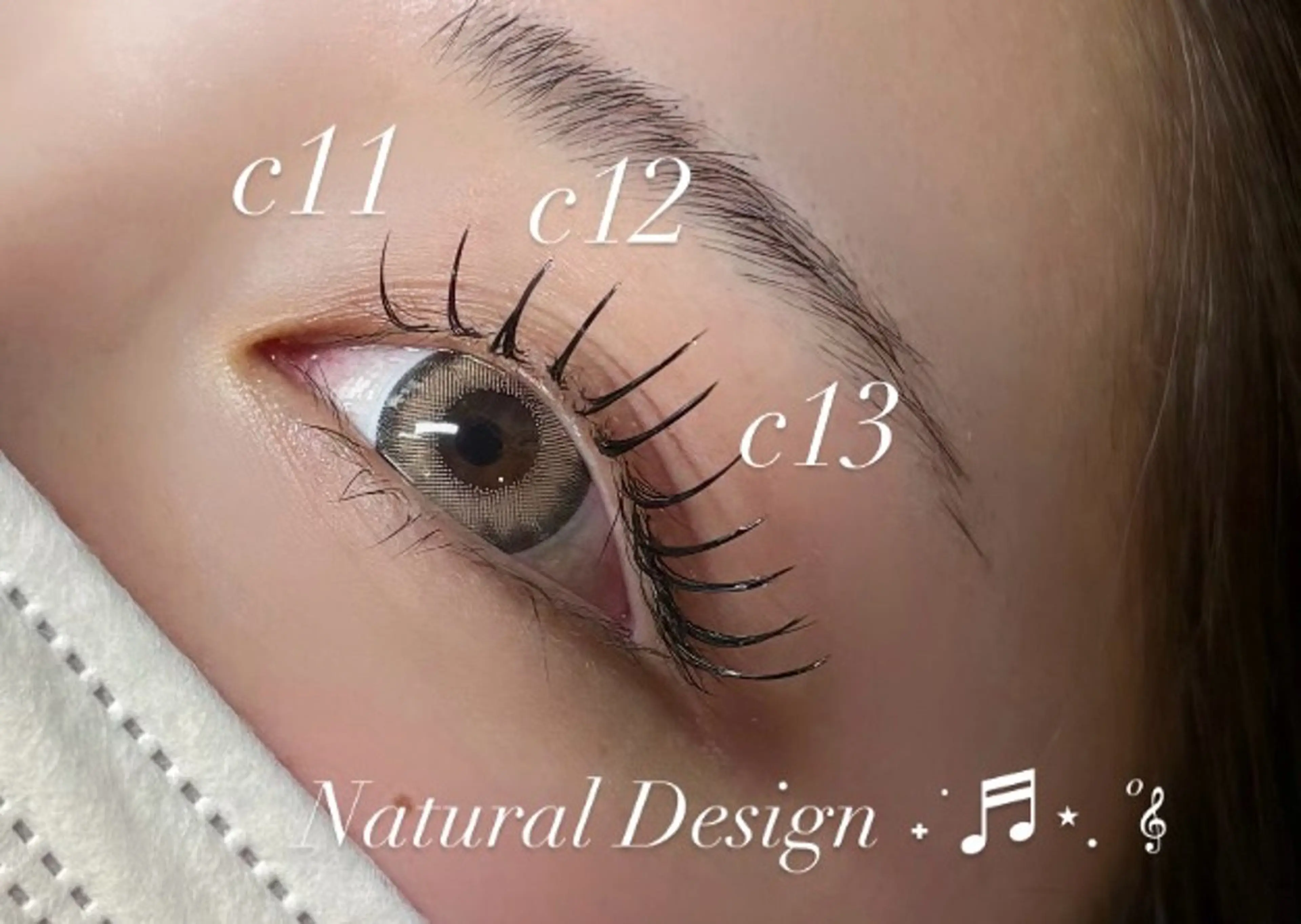 マツエク・マツパ マツエク EYESTYLE仙台 こころ🎀🫧のマツエク・マツパデザイン