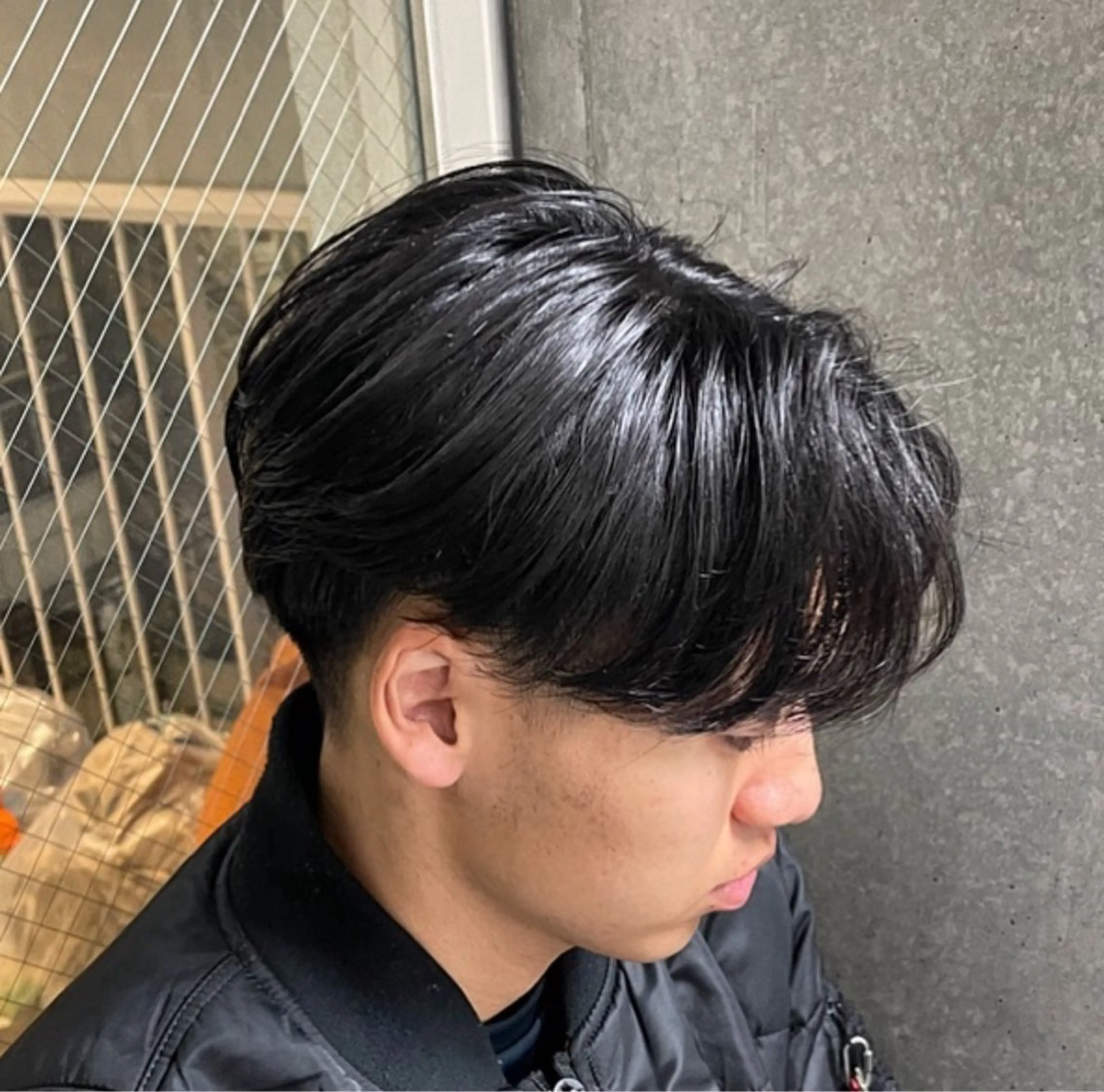 カラー パーマ メンズ メンズブリーチ メンズパーマ ブリーチ カット パーマ メンズパーマ専門 /縦落ち/渋谷駅近のヘアスタイル