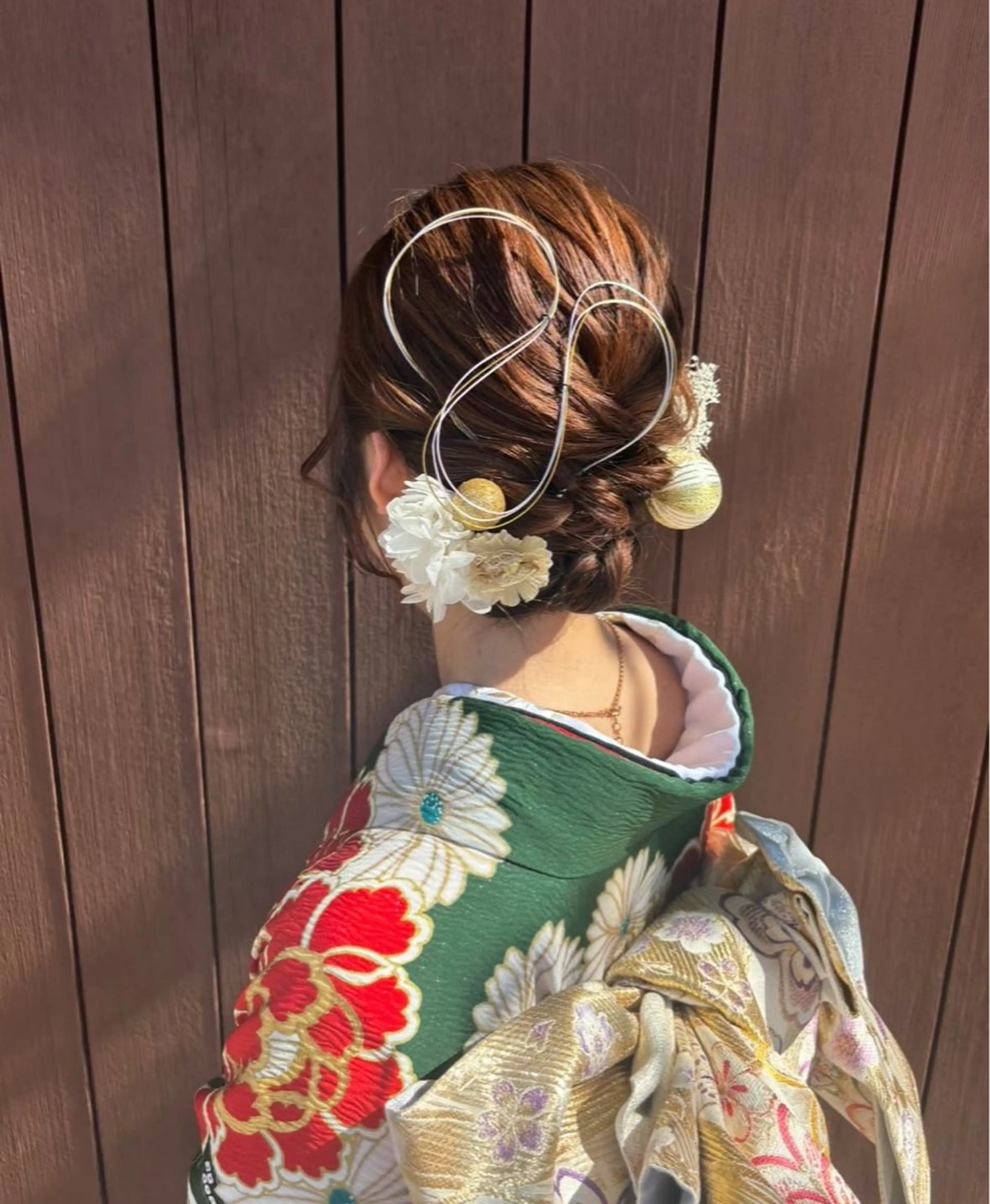 ヘアアレンジ 成人式 髪質改善×韓国風/小 顔レイヤー/早瀬櫻子のヘアスタイル