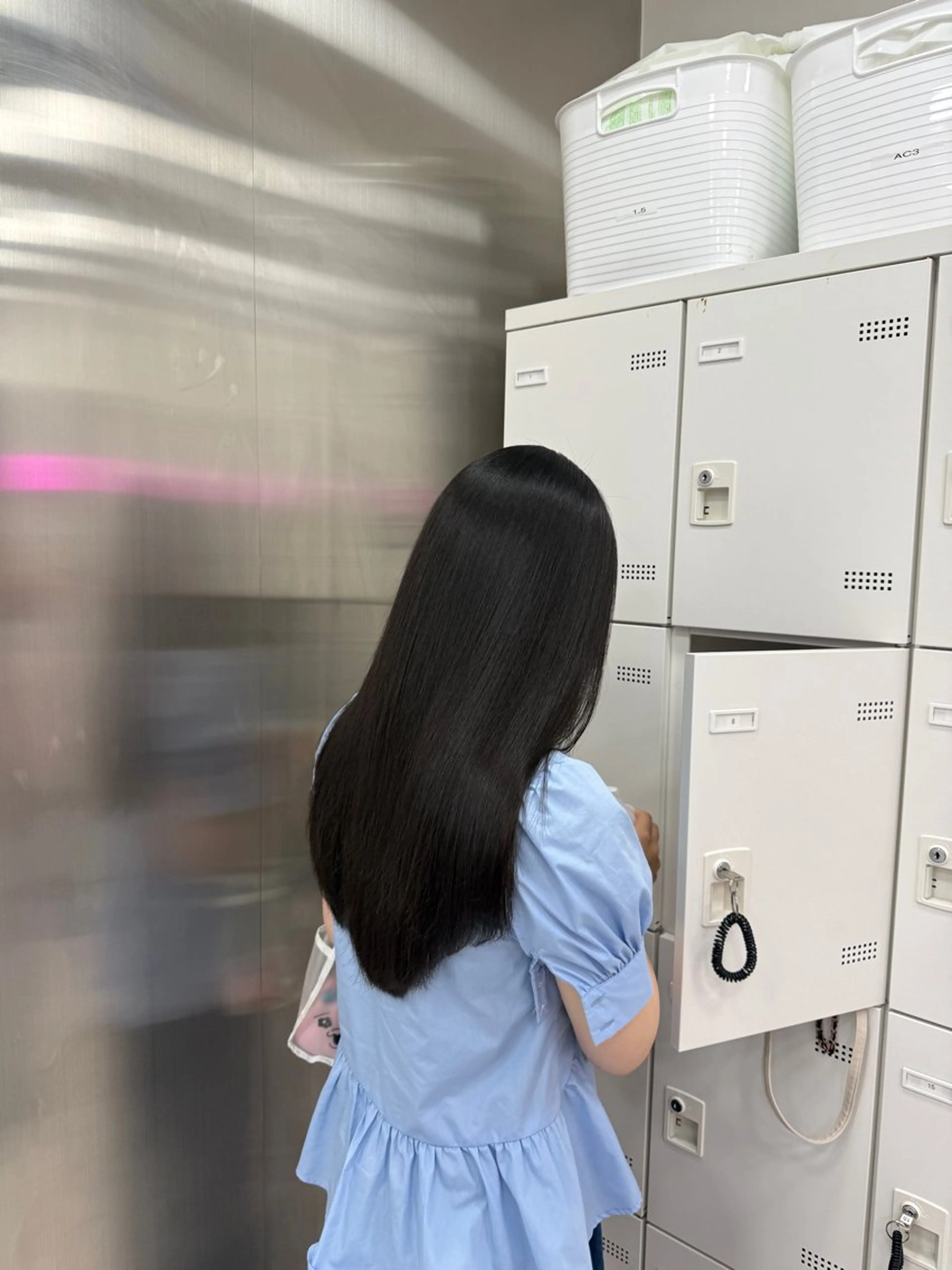 ロング カラー パーマ 縮毛矯正 縮毛矯正 トリートメント ヘアセット 🎀Girly艶髪カ ラー🎀Harukaのヘアスタイル