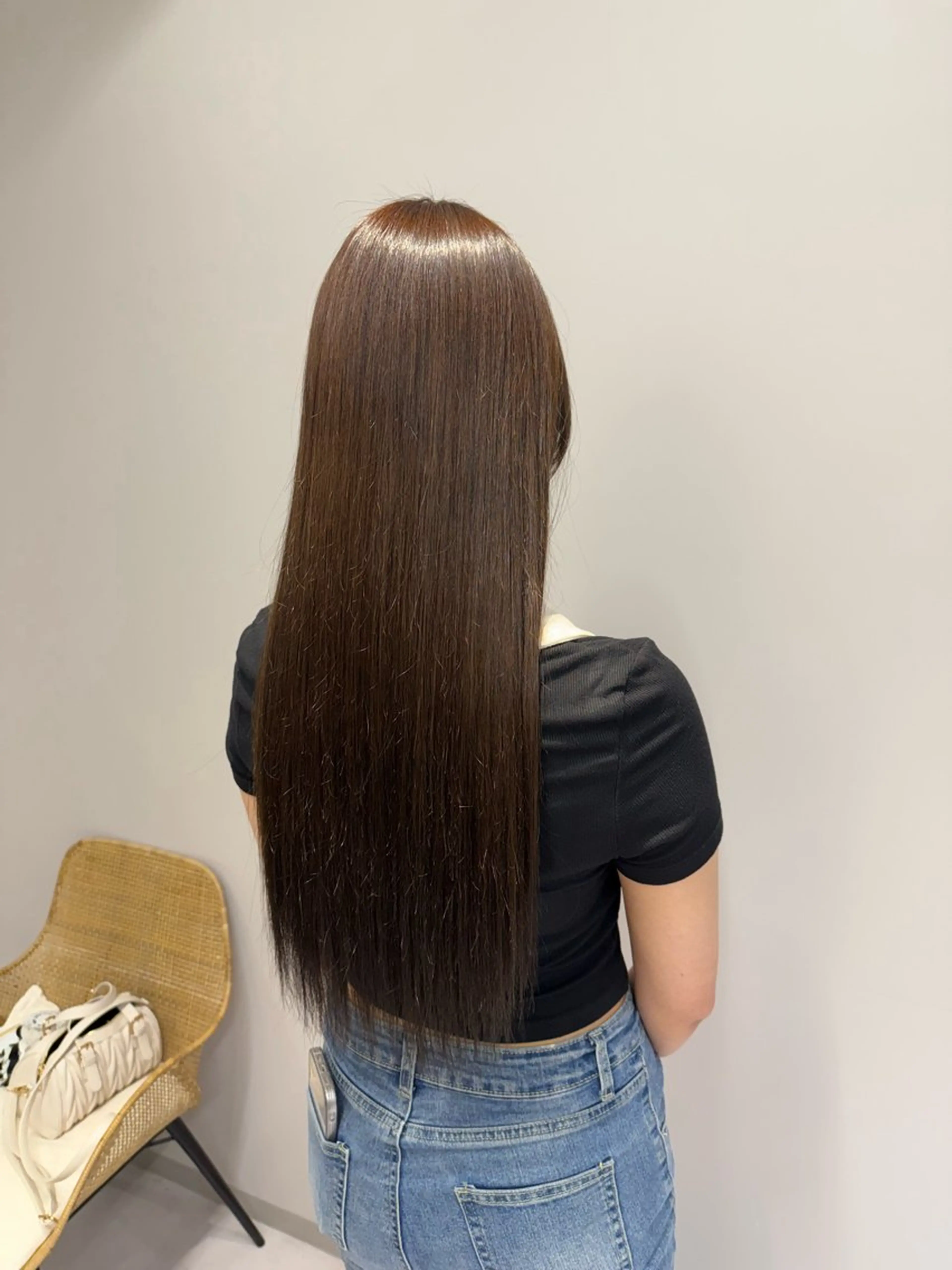 ロング カラー 艶カラーsora🐰 カラーモデル募集🩵のヘアスタイル