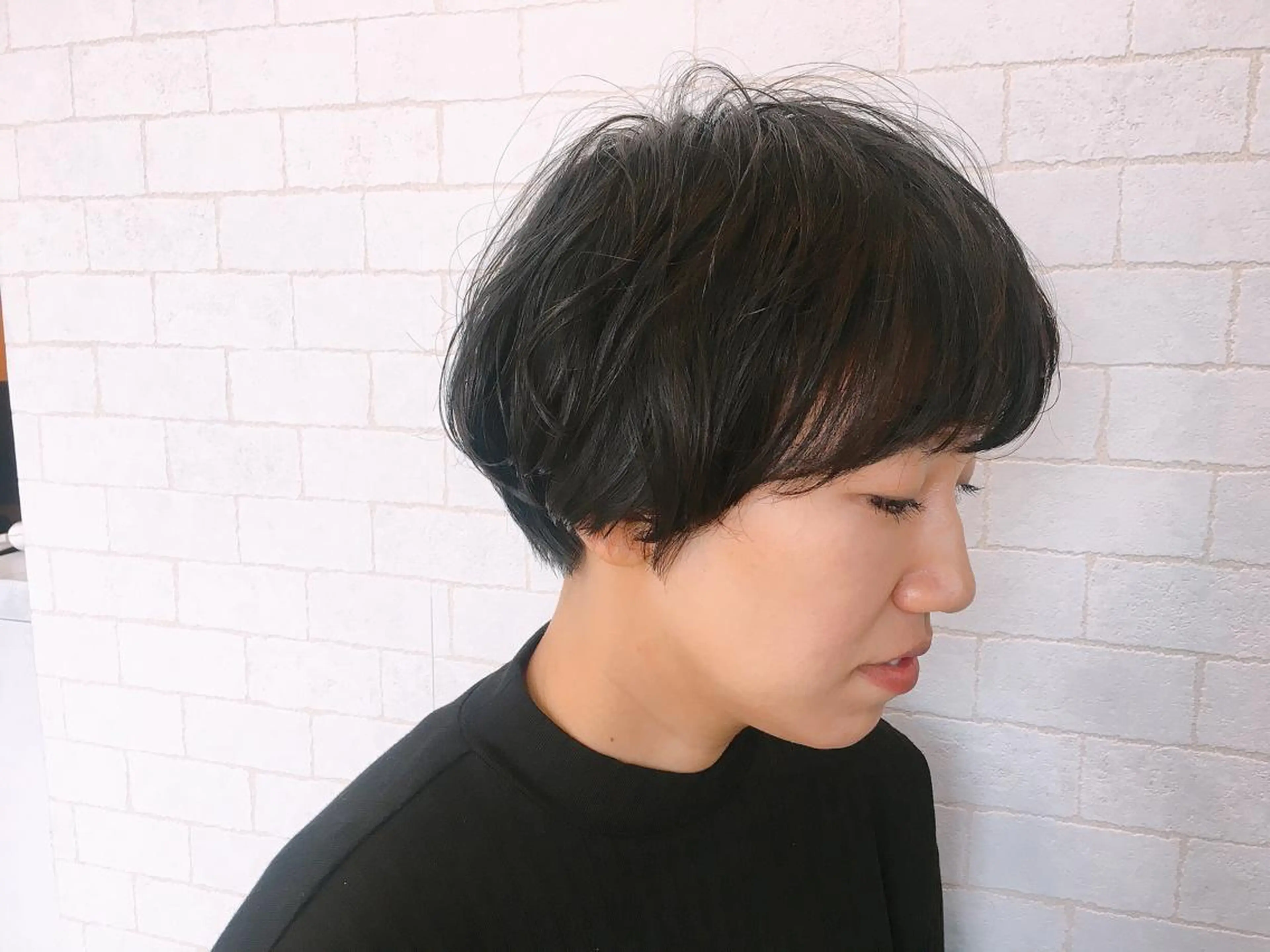 ショート パーマ cadeau 前谷のヘアスタイル