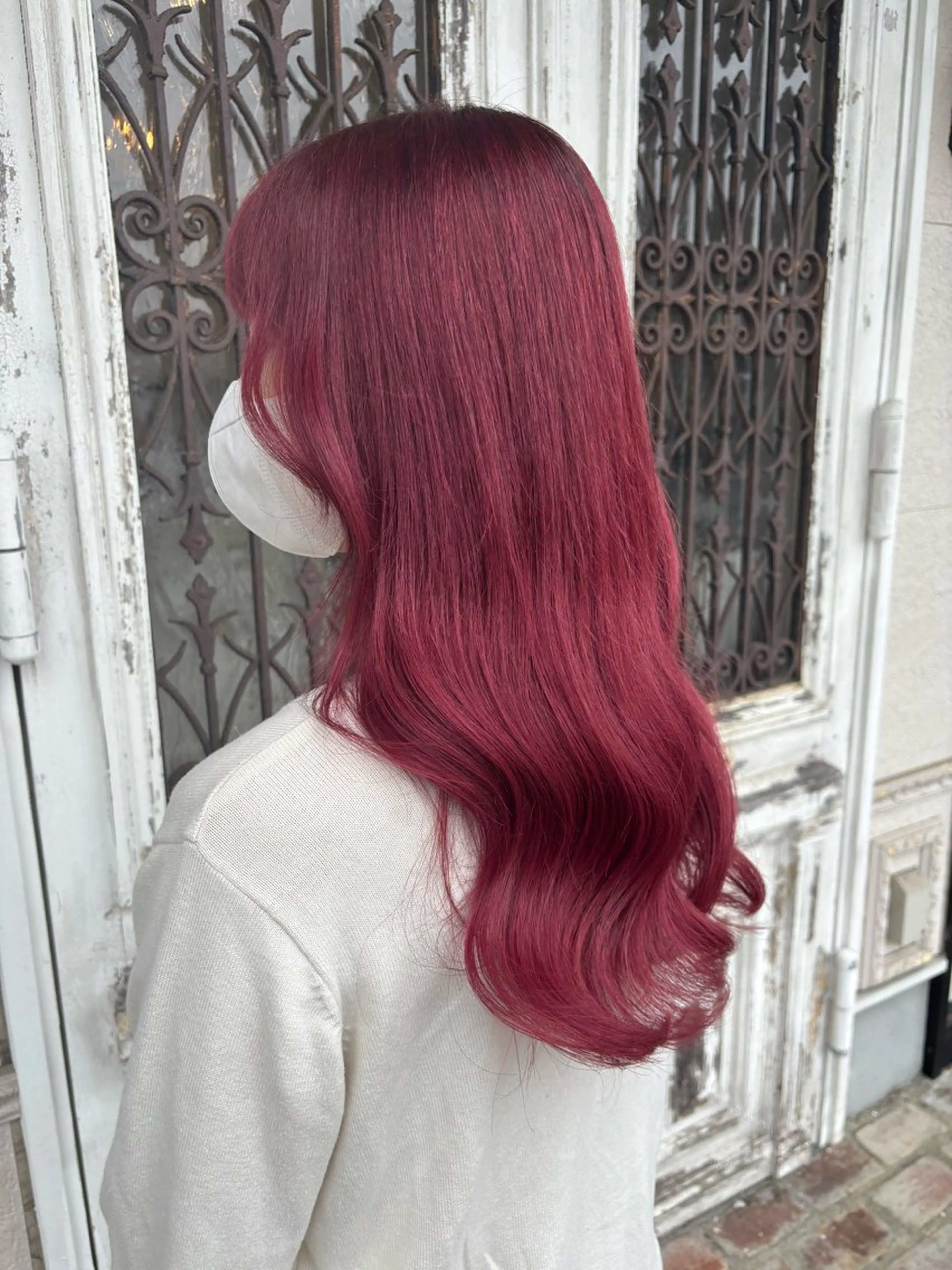 ロング ヘアカラー comeghead 琴音のヘアスタイル