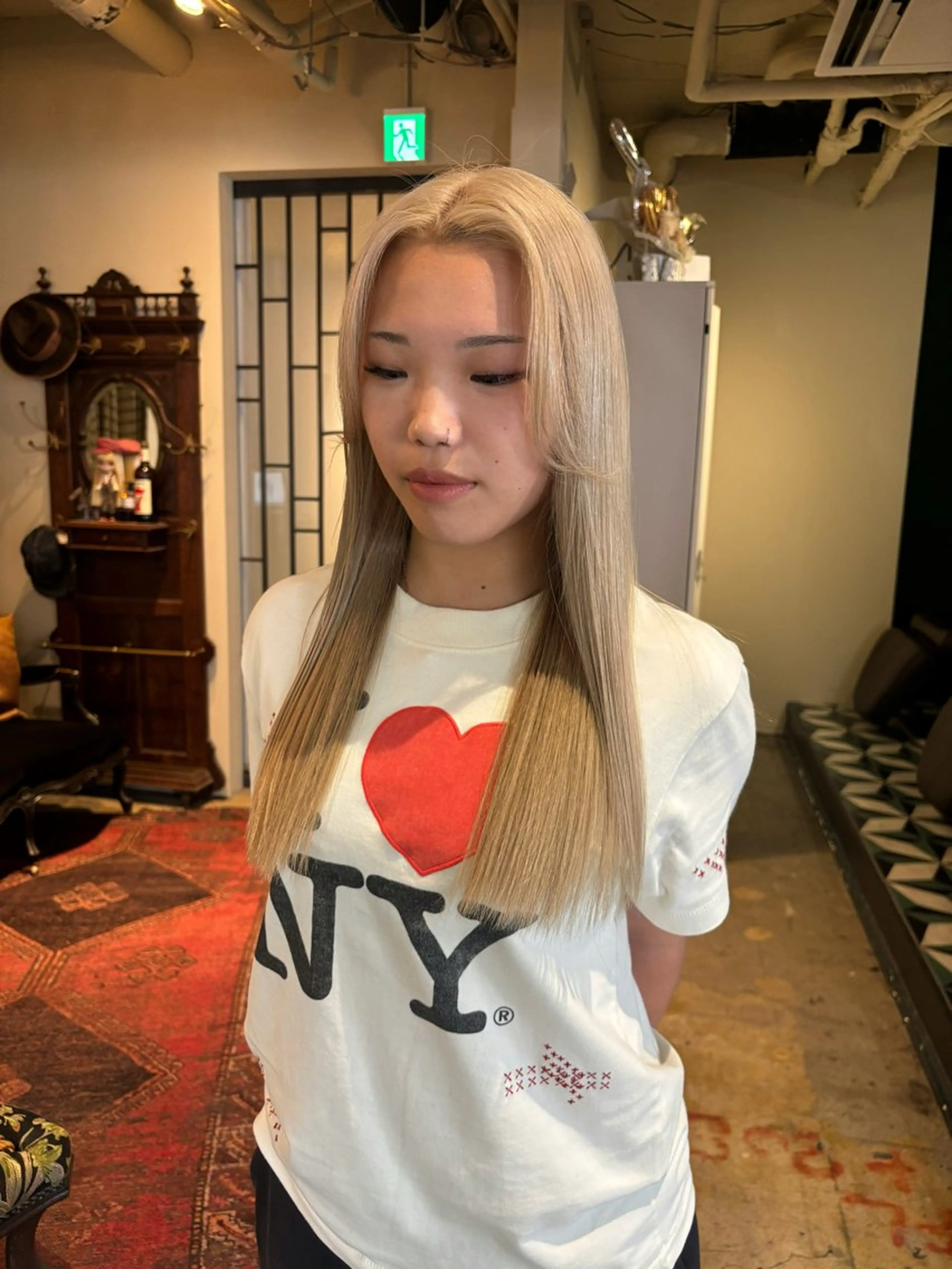 ロング カラー ヘアカラー ブリーチ/エクステ はしもと　そな🫧のヘアスタイル