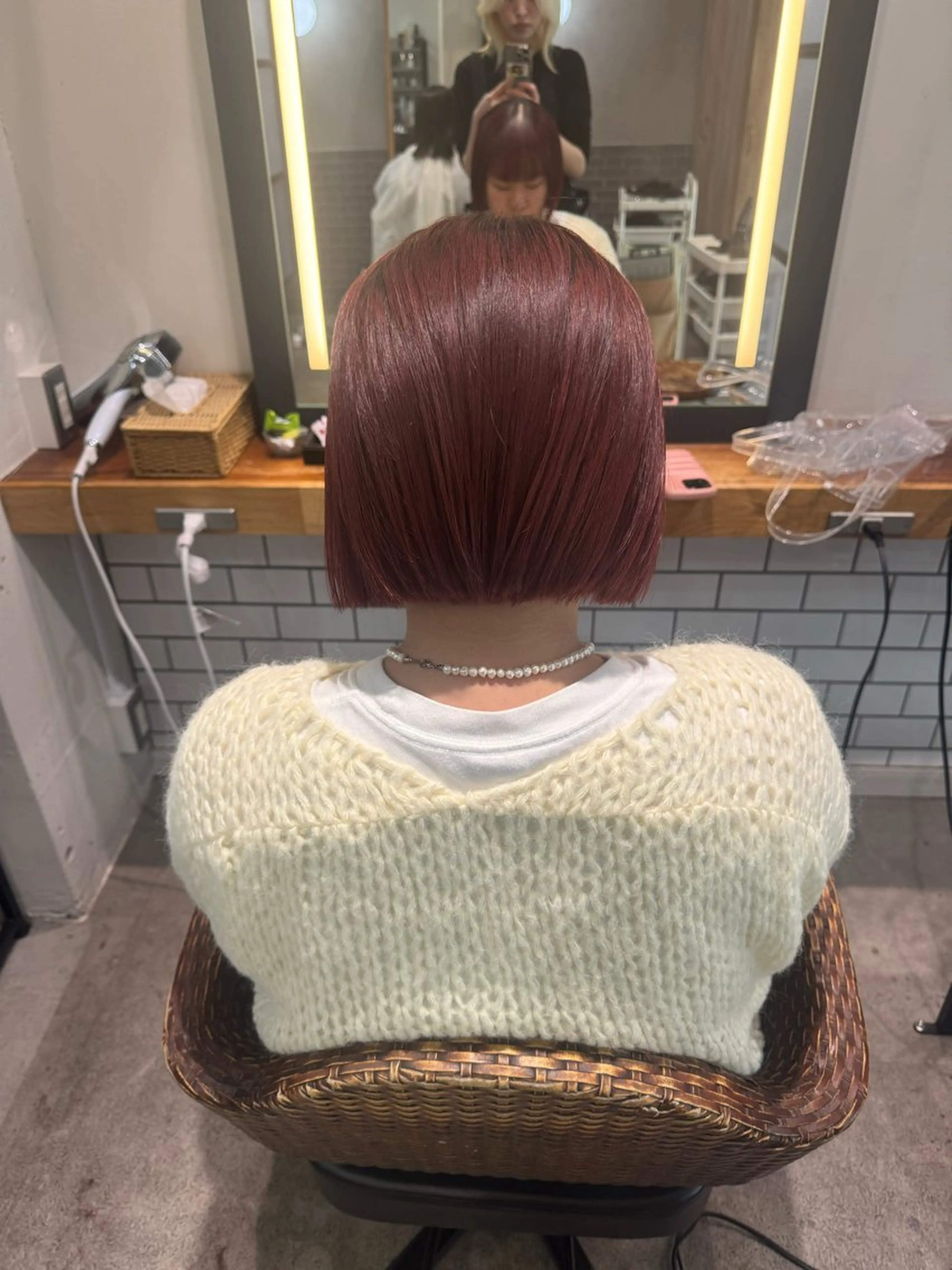 ショート カラー 暖色カラー🤎Red Neo meiのヘアスタイル