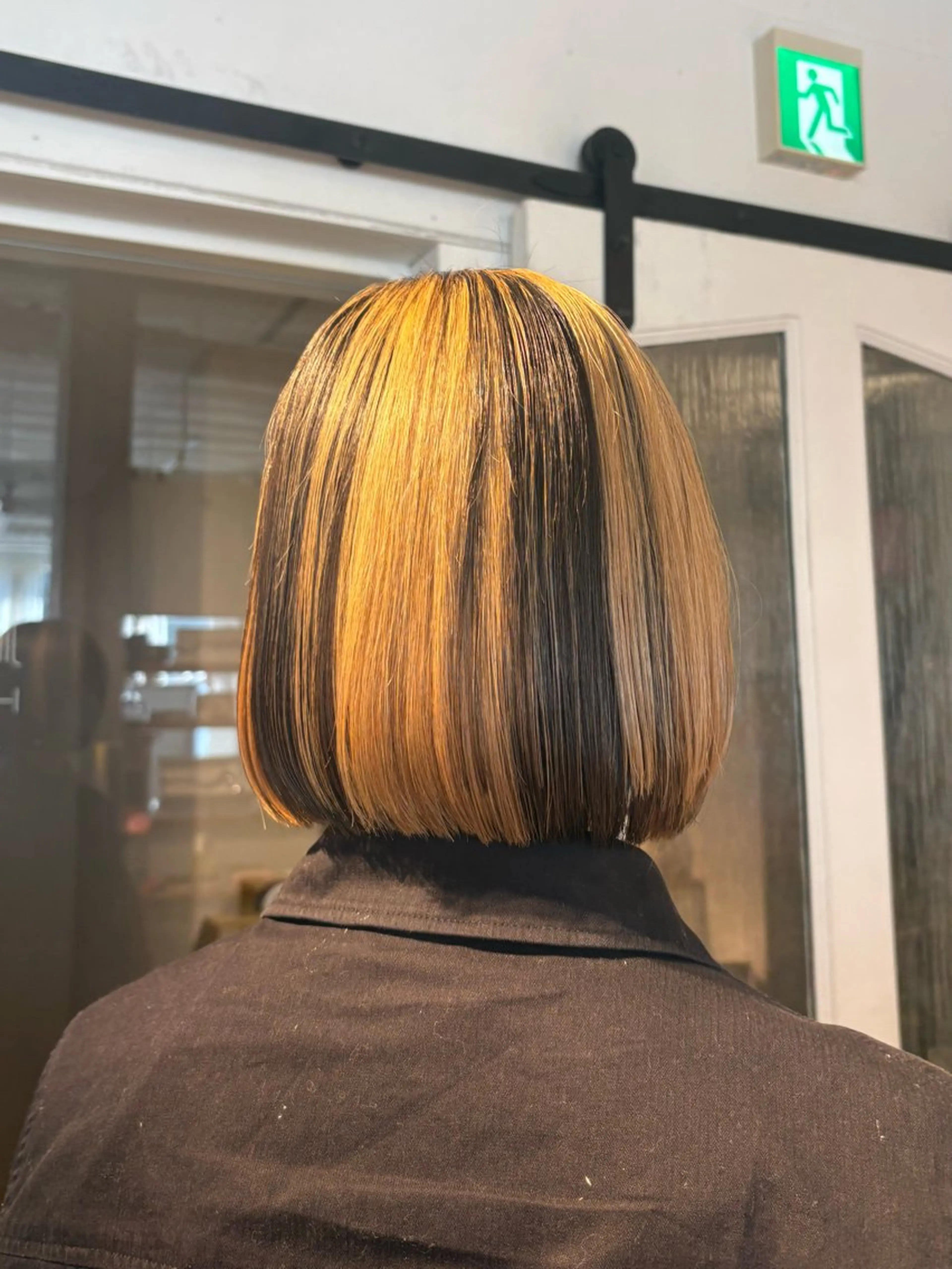 ミディアム カラー デザインカラー ボブ 韓国風ヘア カット rina/似合わせ/ 艶髪カラー/髪質改善のヘアスタイル