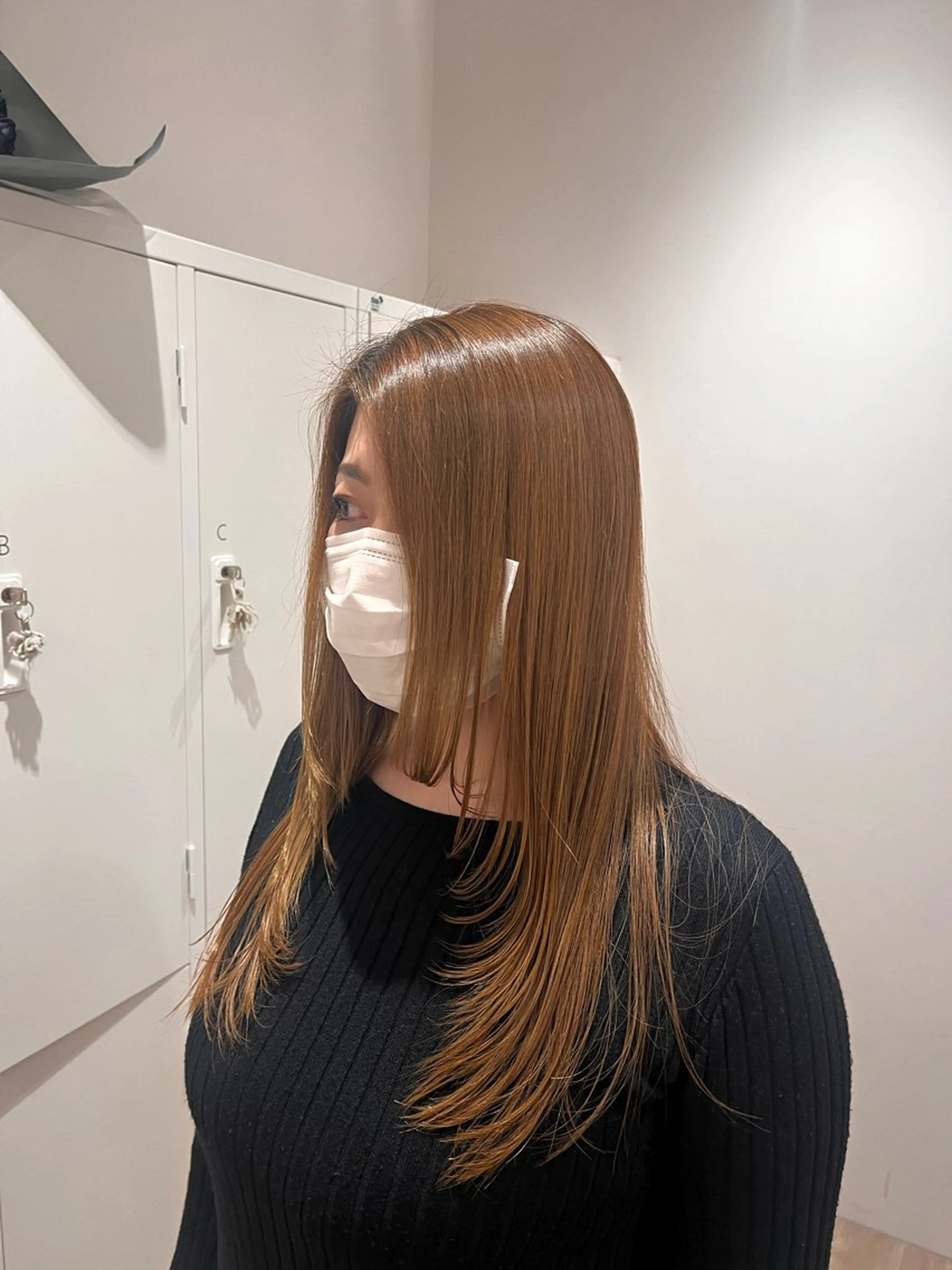 ロング レイヤーカット Rosierbleu 道正のヘアスタイル