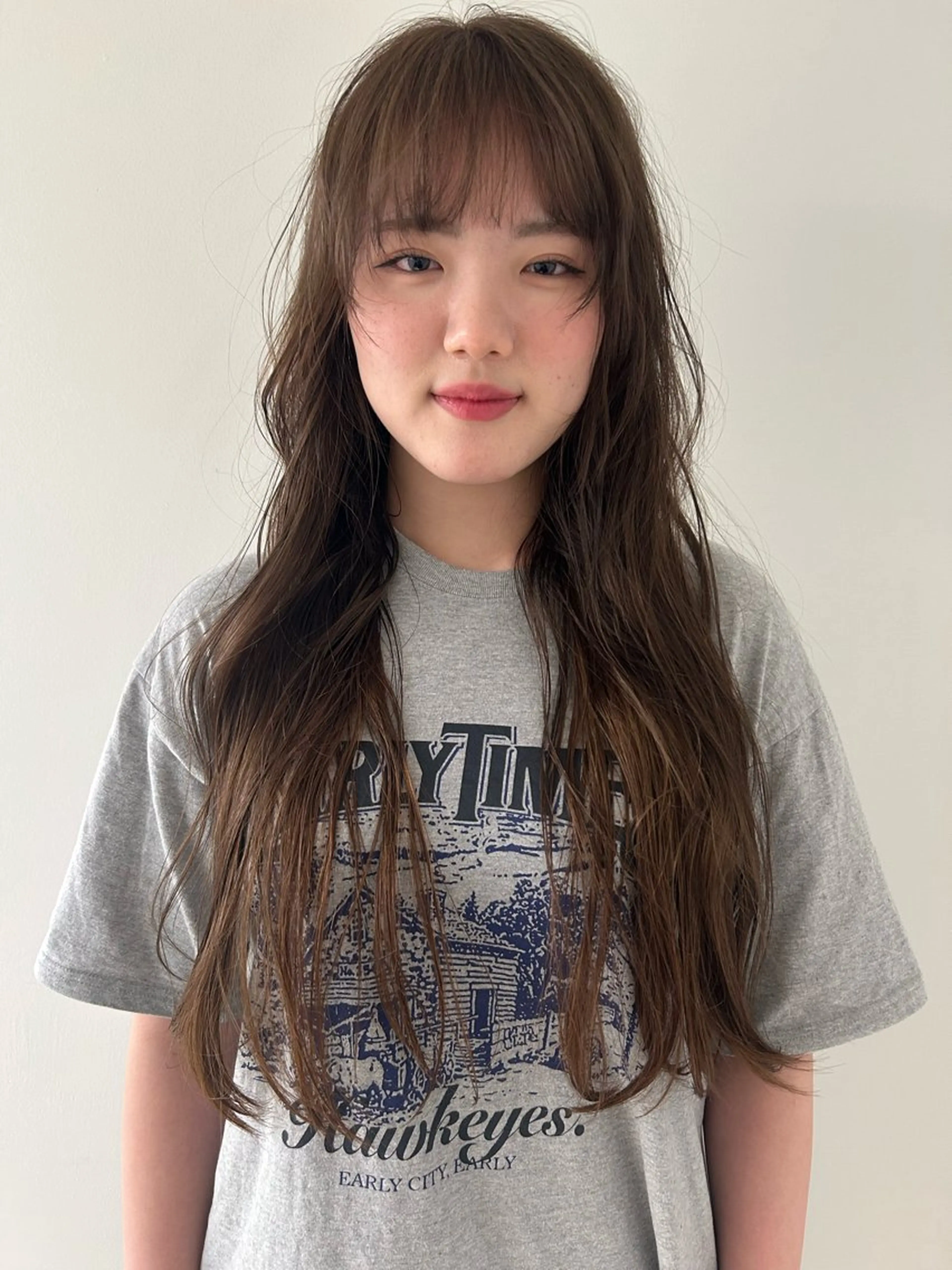 ロング カラー カット ヘアカラー トリートメント ケアパーマ/ケアブリ ーチdaisukeのヘアスタイル