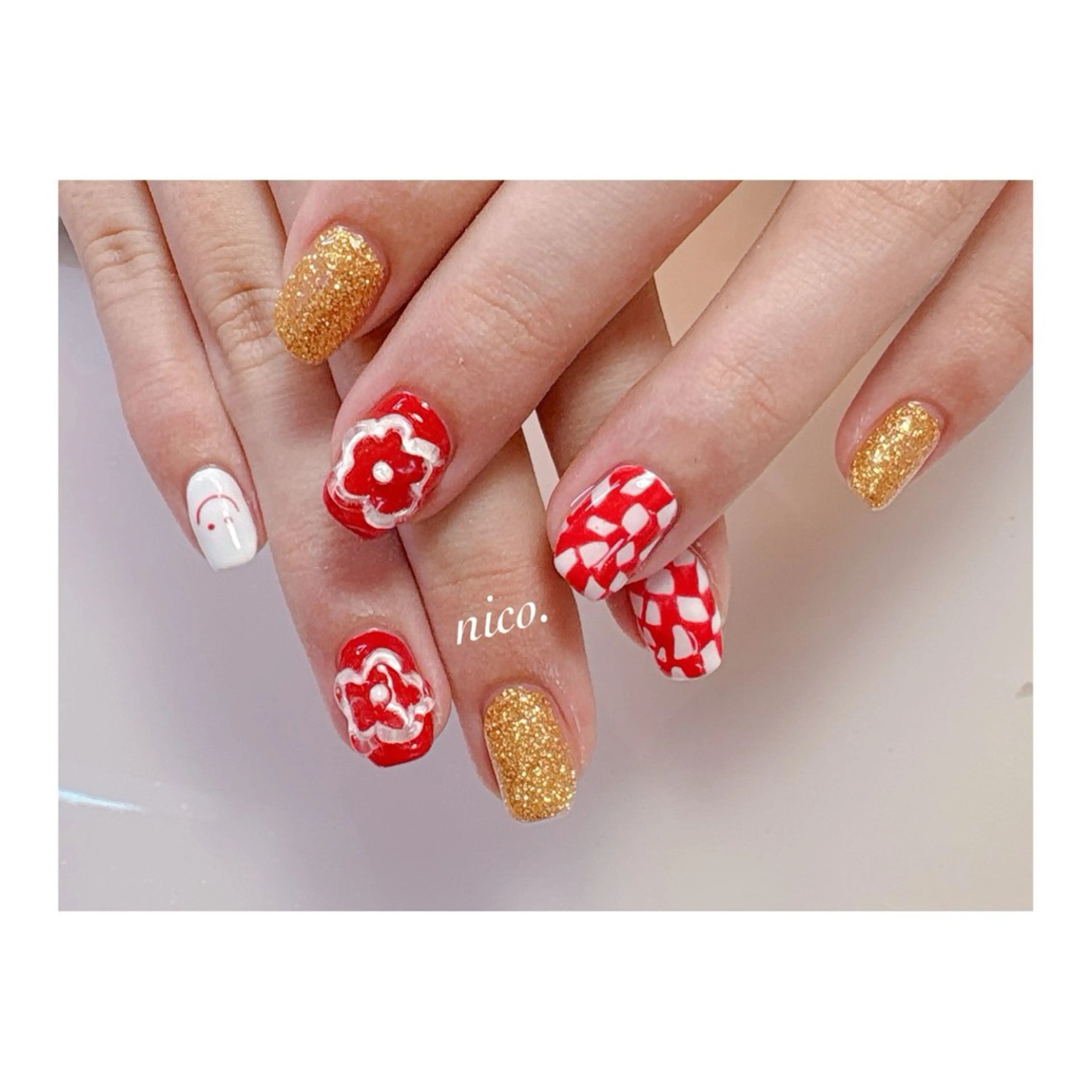 ネイル ハンドネイル フットネイル nailsalon nico.のネイルデザイン