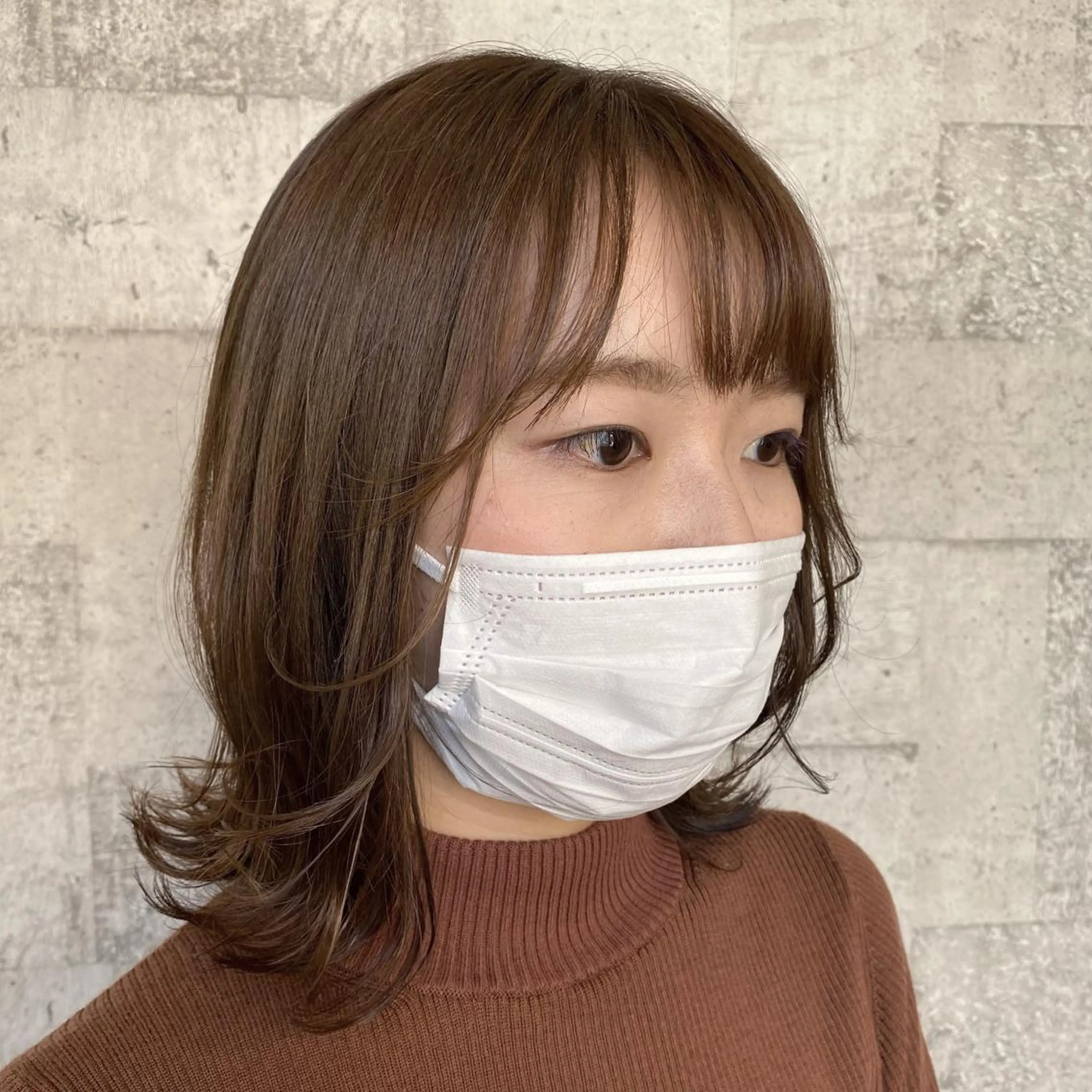 ミディアム カラー runa ショート/ボブのヘアスタイル