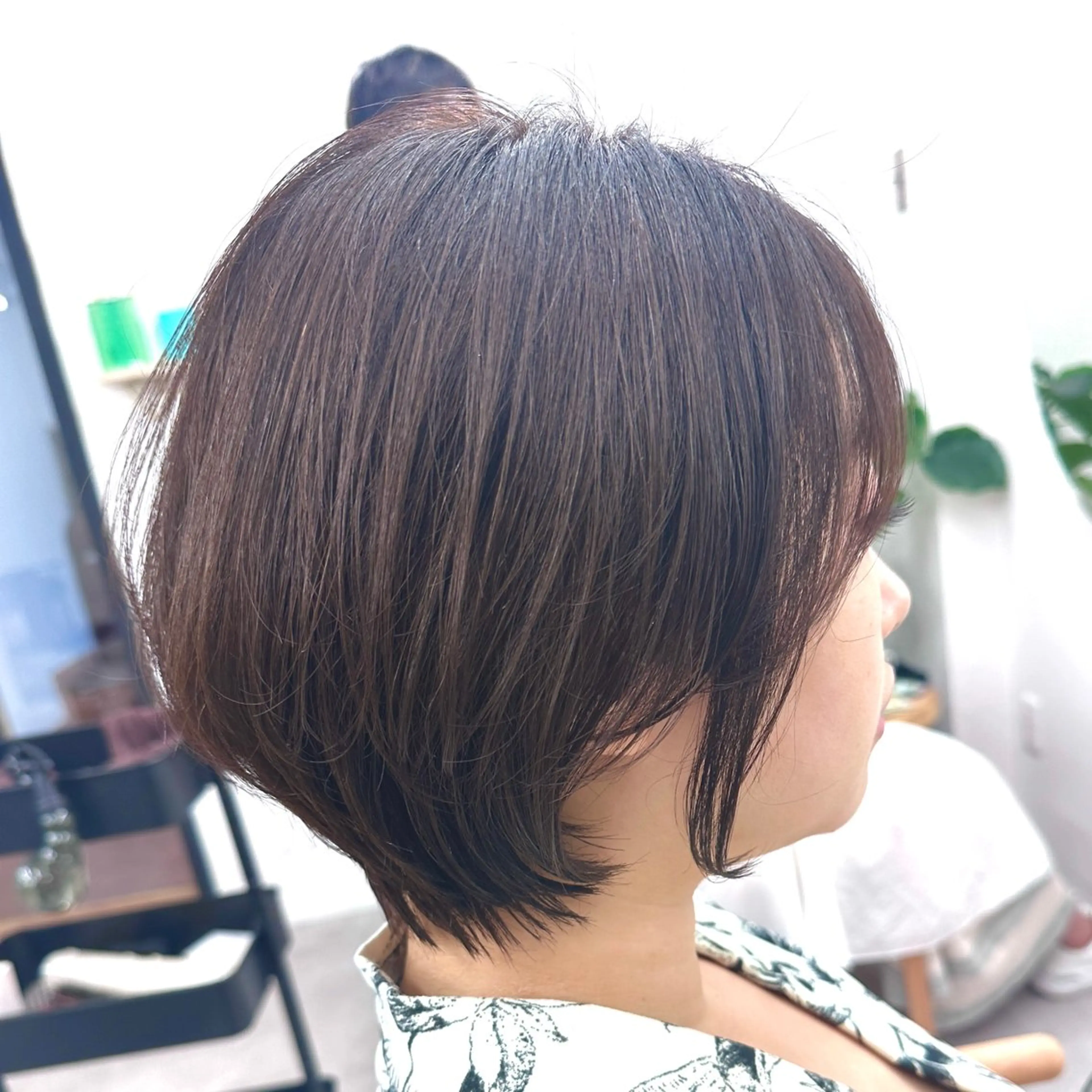 ショート ショートボブ ボブ ショートヘア カット ヘアカラー トリートメント ANNA🐾 艶カラー/水素カラーのヘアスタイル
