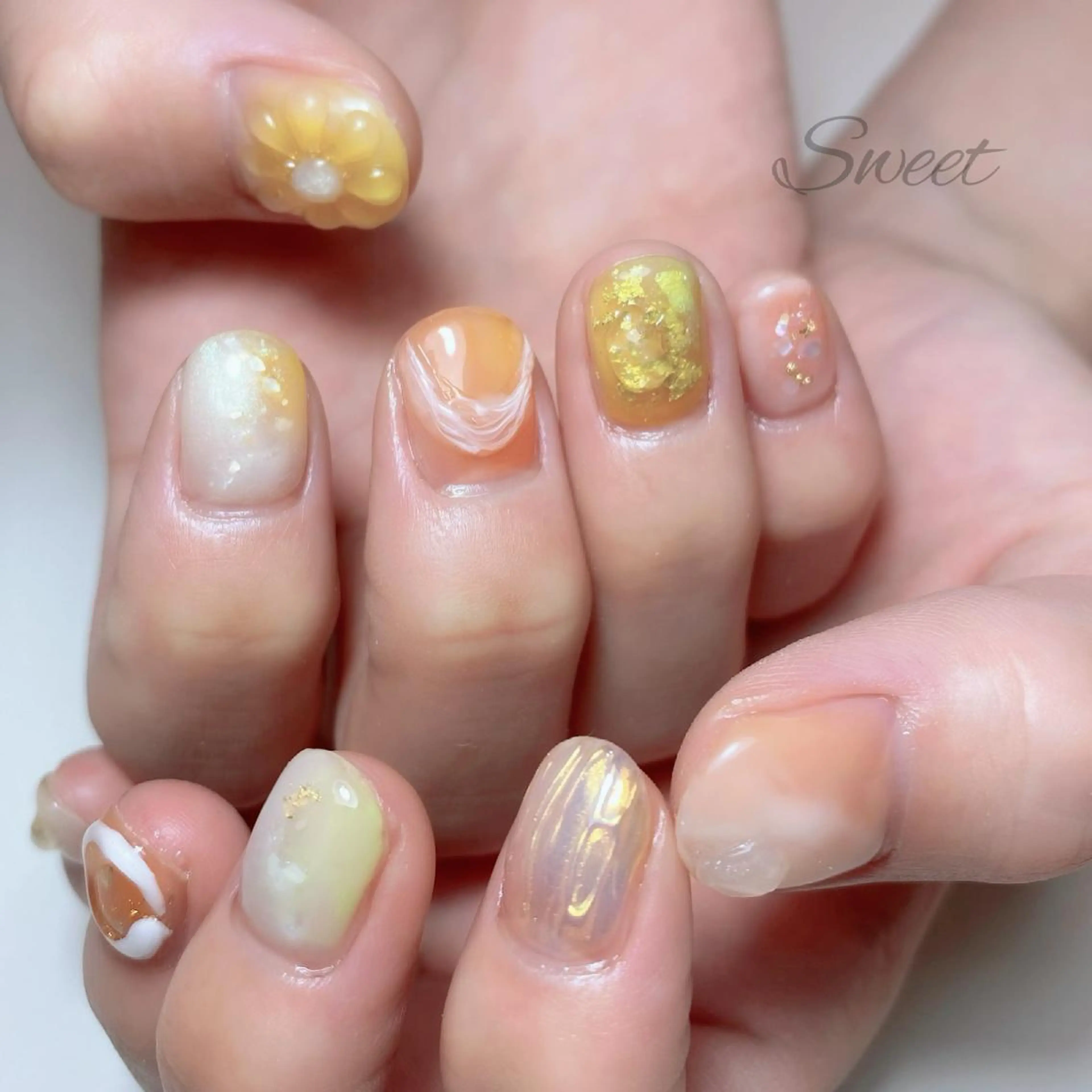 ネイル sweet 仲野陽子のネイルデザイン