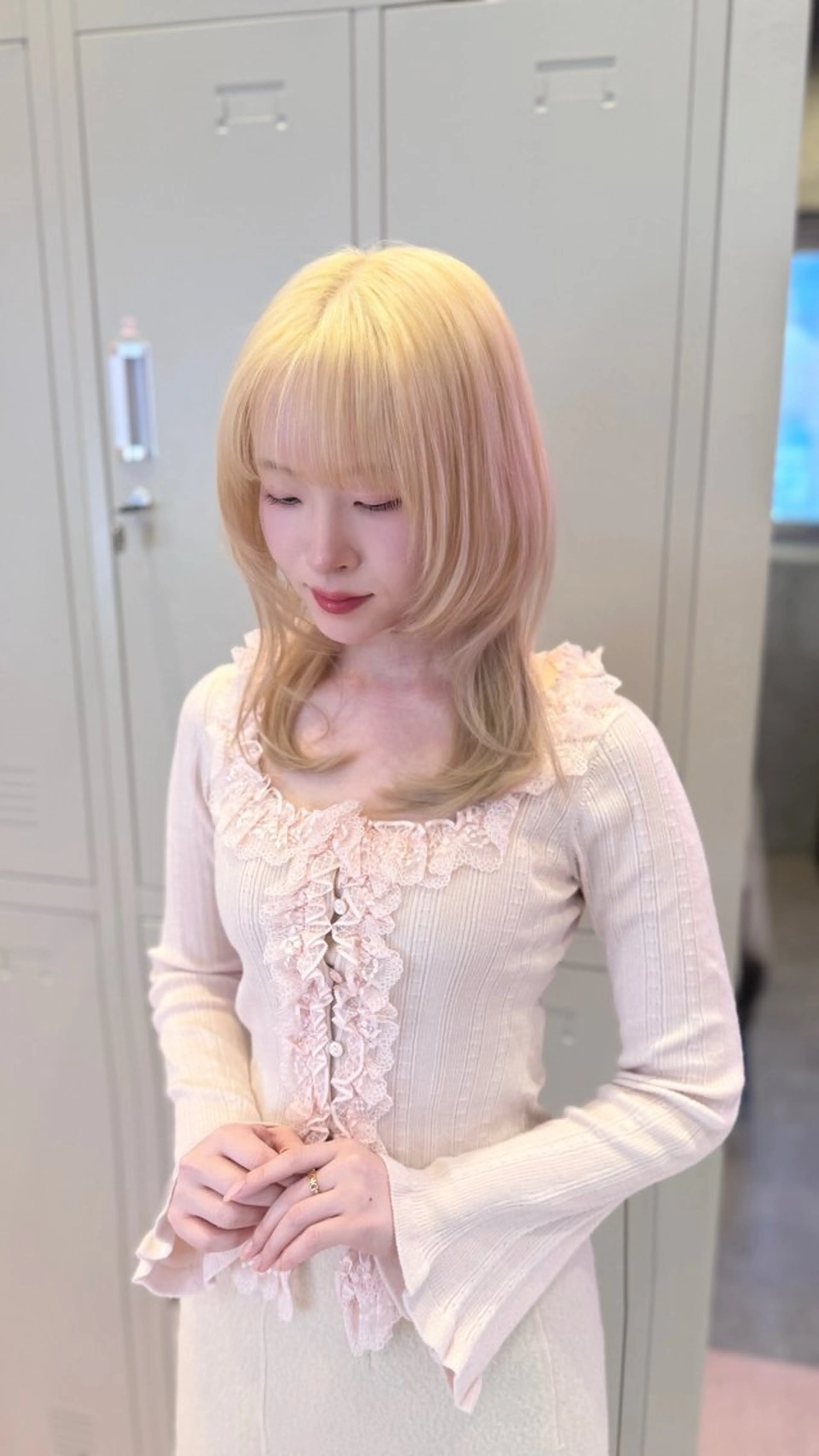 ロング 骨格矯正カット🫧 🧸MOMOEのヘアスタイル