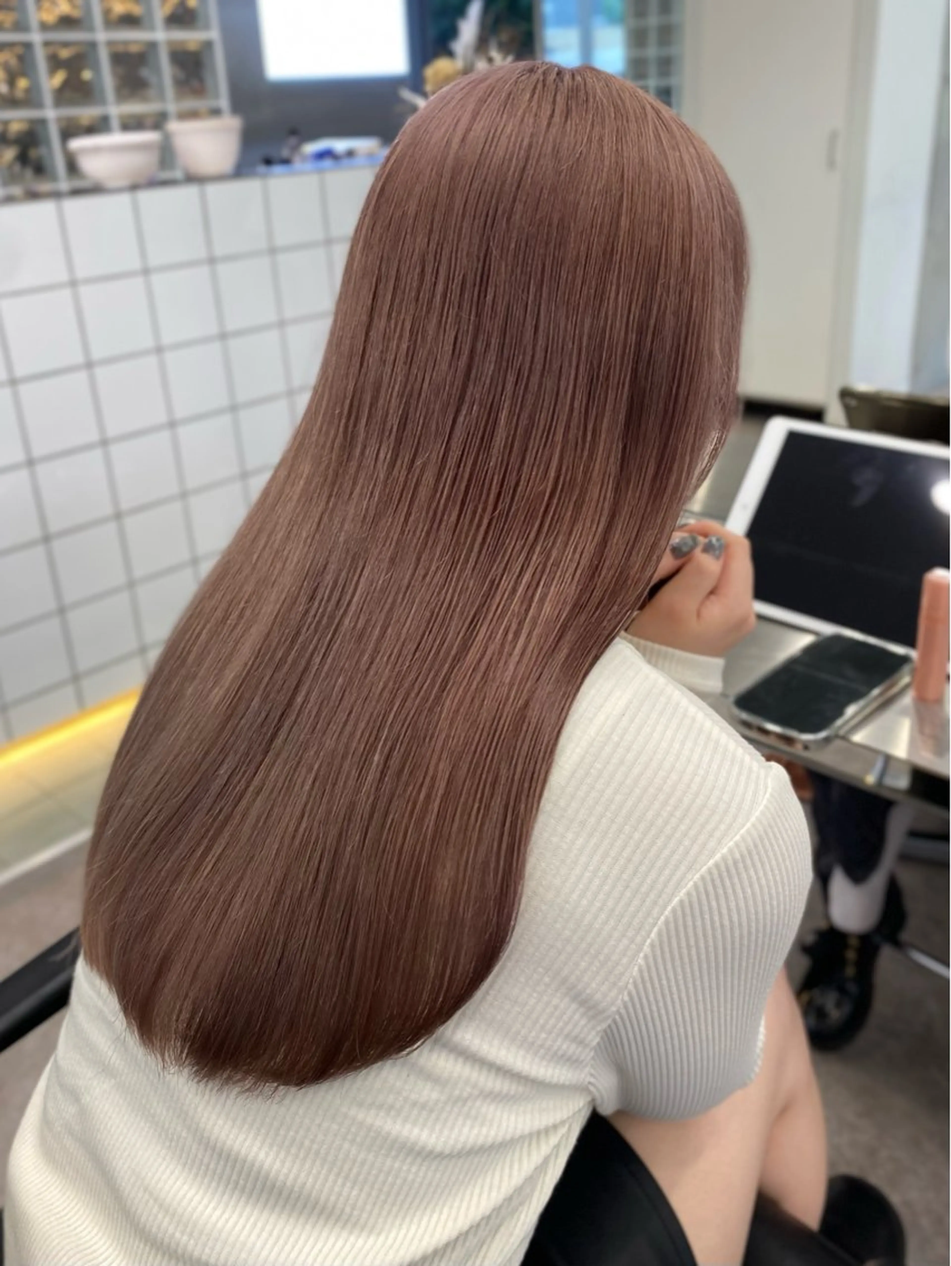 透明感カラー&Tokioトリートメントの写真