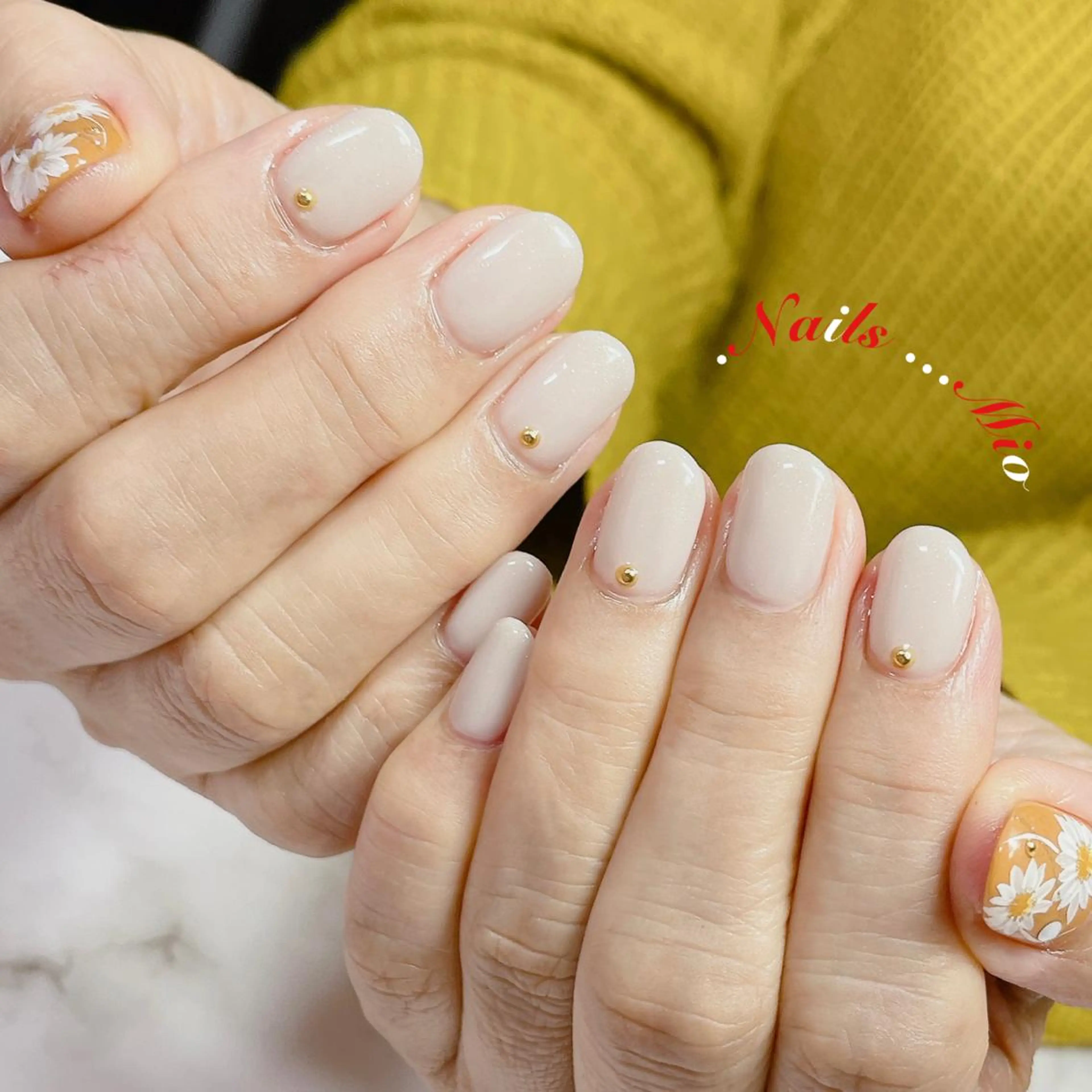 ネイル ジェルネイル オフィスネイル ワンカラーネイル .Nails Mio 赤羽西ネイルサロンのネイルデザイン