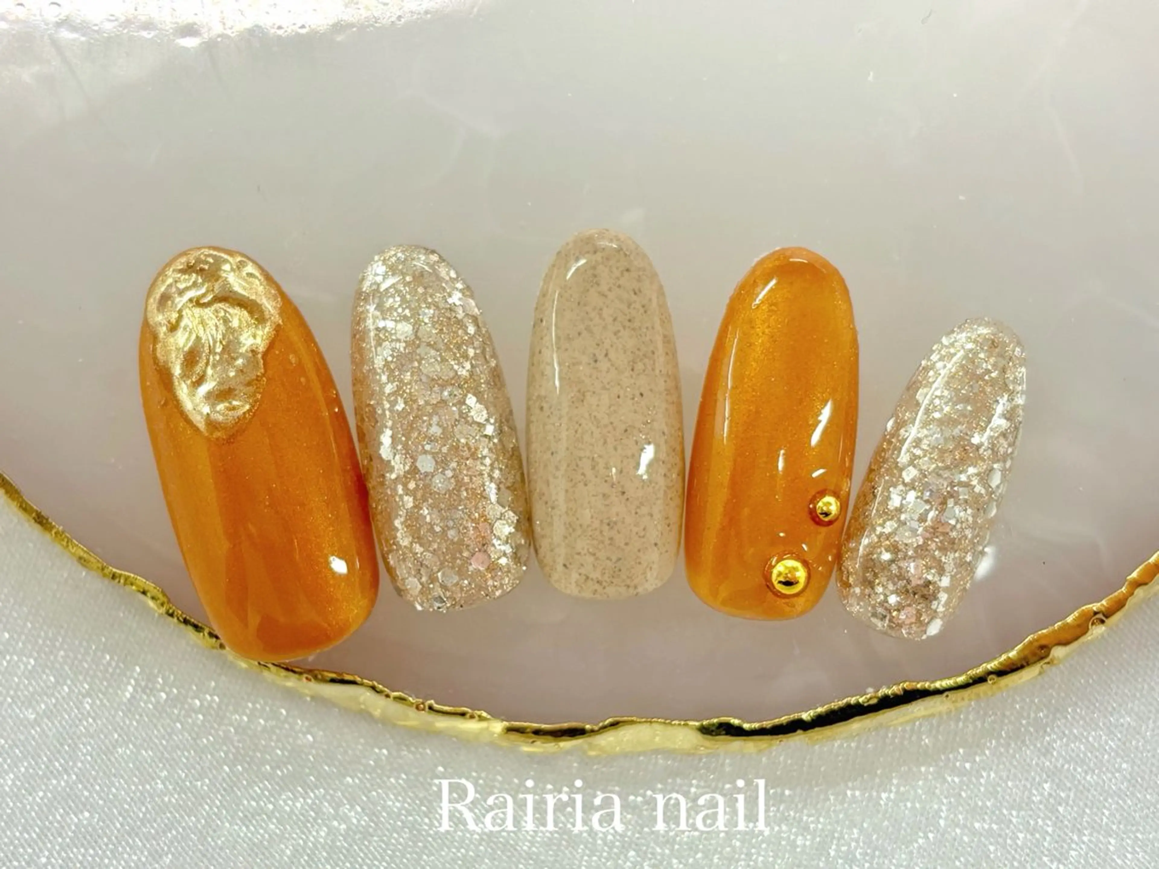 ネイル ハンドネイル rairiaharu パラジェルのネイルデザイン