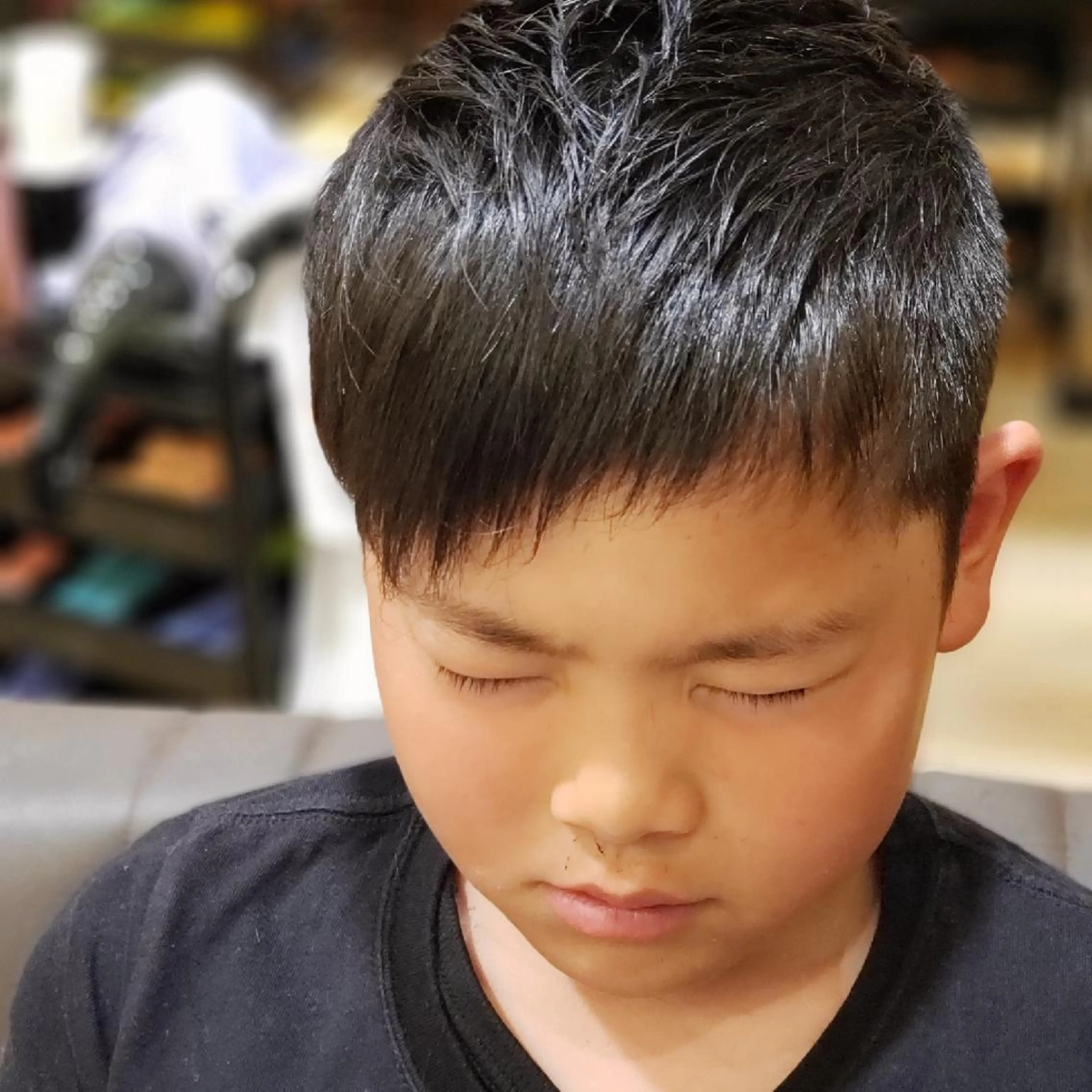 キッズ 槌本 健成のヘアスタイル