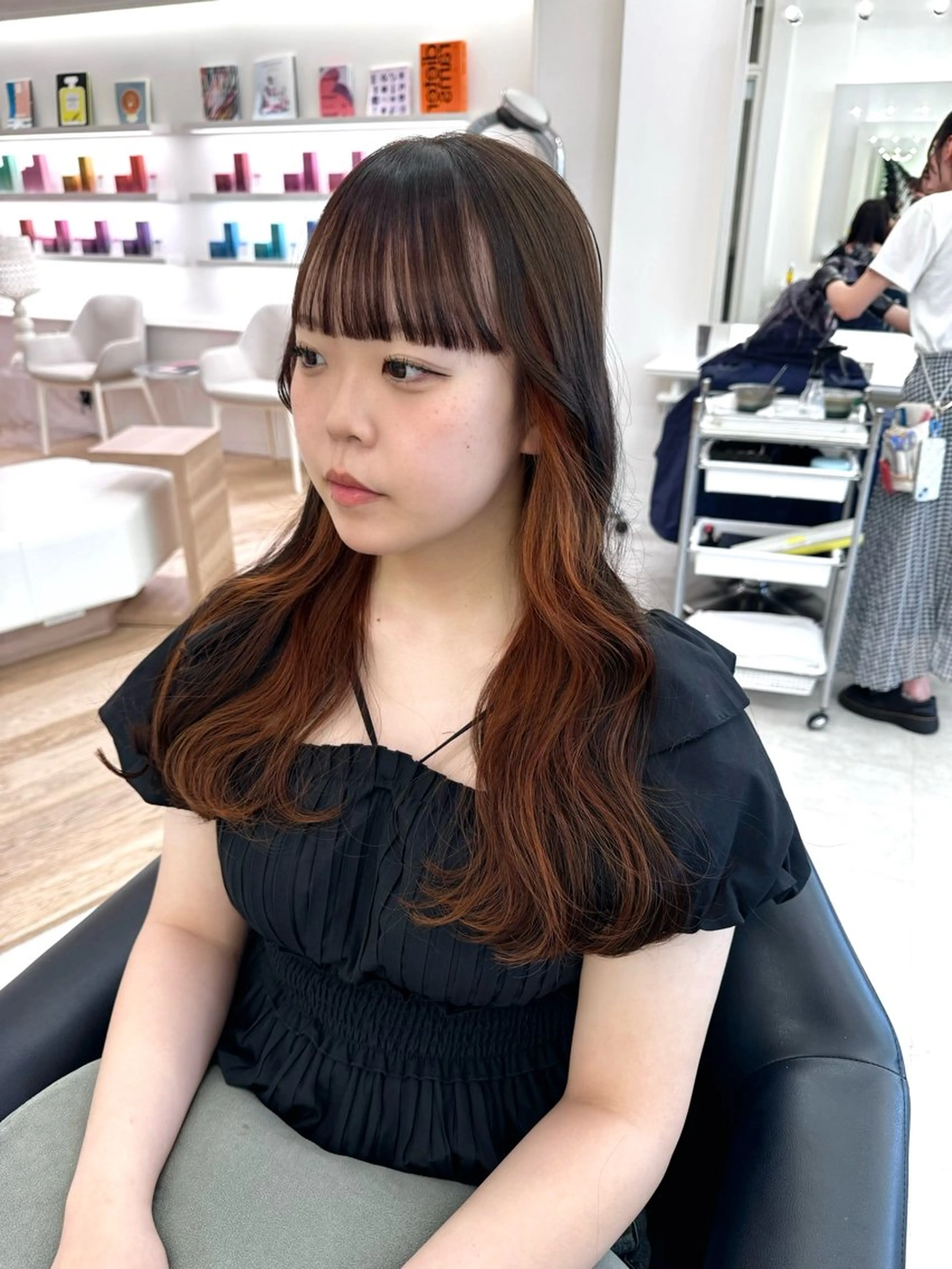 ロング カラー ヘアカラー ♡ParveMix NANO♡のヘアスタイル
