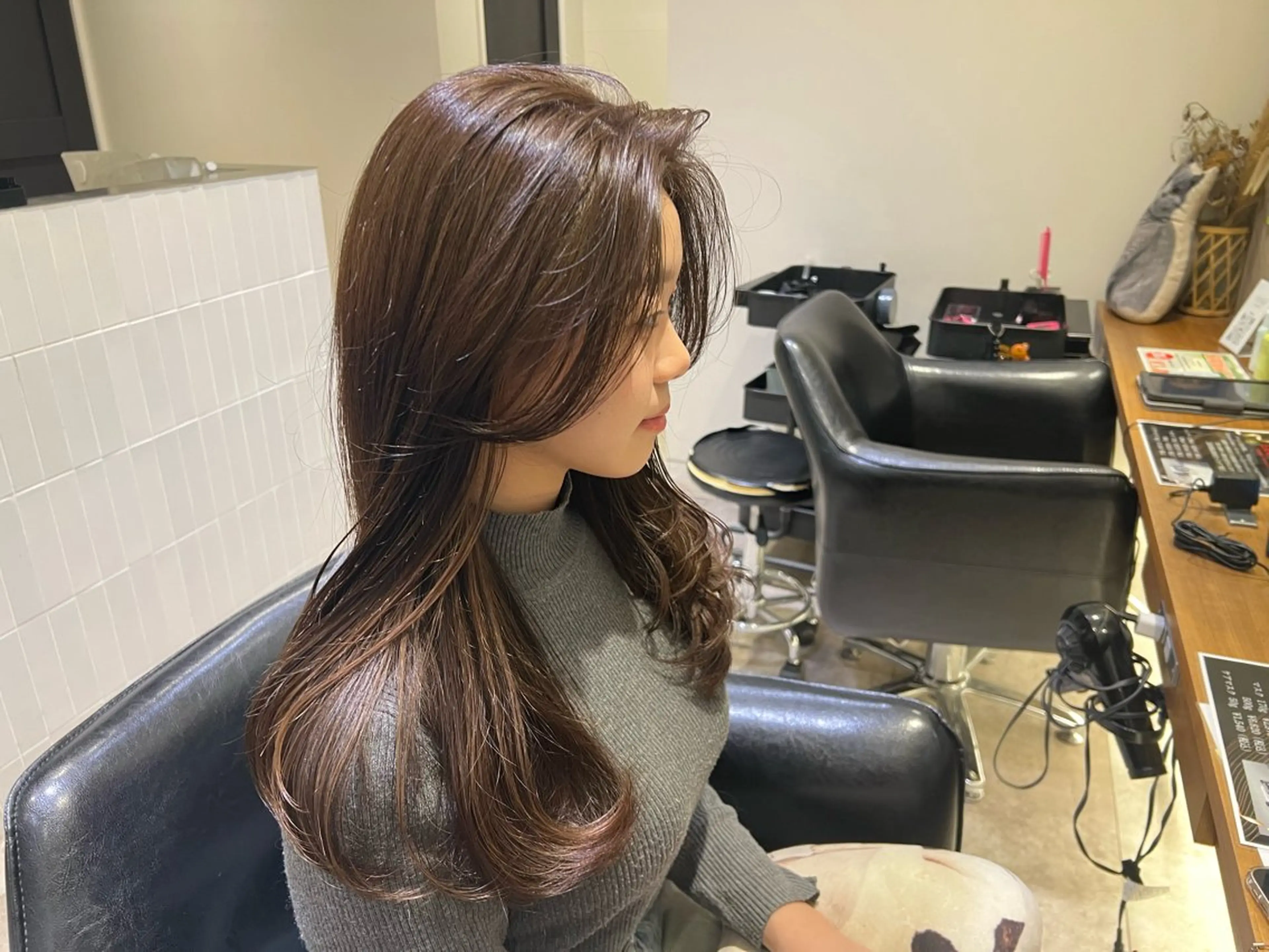 🉐ミニモ学割🉐⭐️人気No.1⭐️カット＋カラー＋濃厚トリートメントの写真