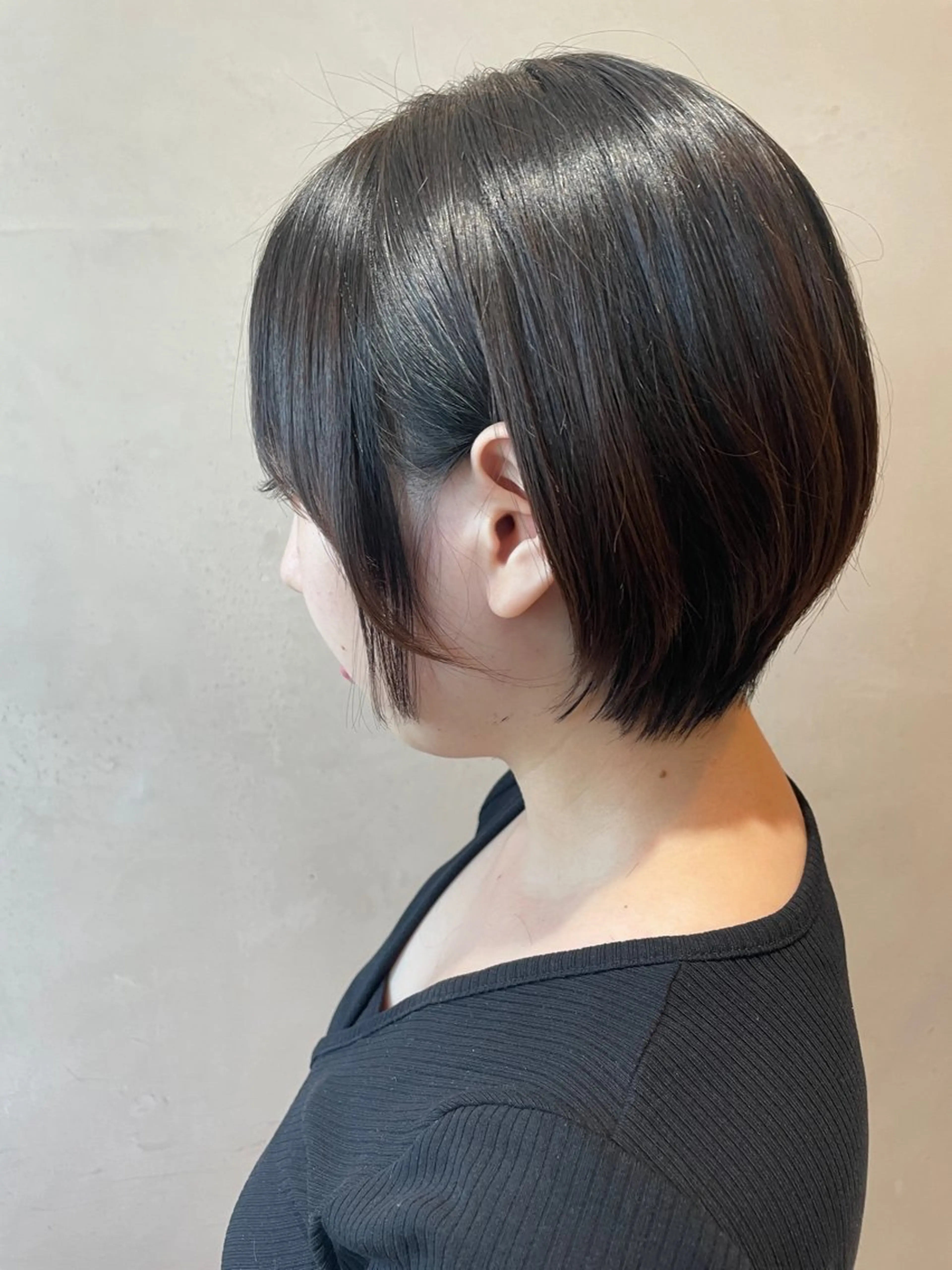 ショート 縮毛矯正 classic 新横浜satomiのヘアスタイル