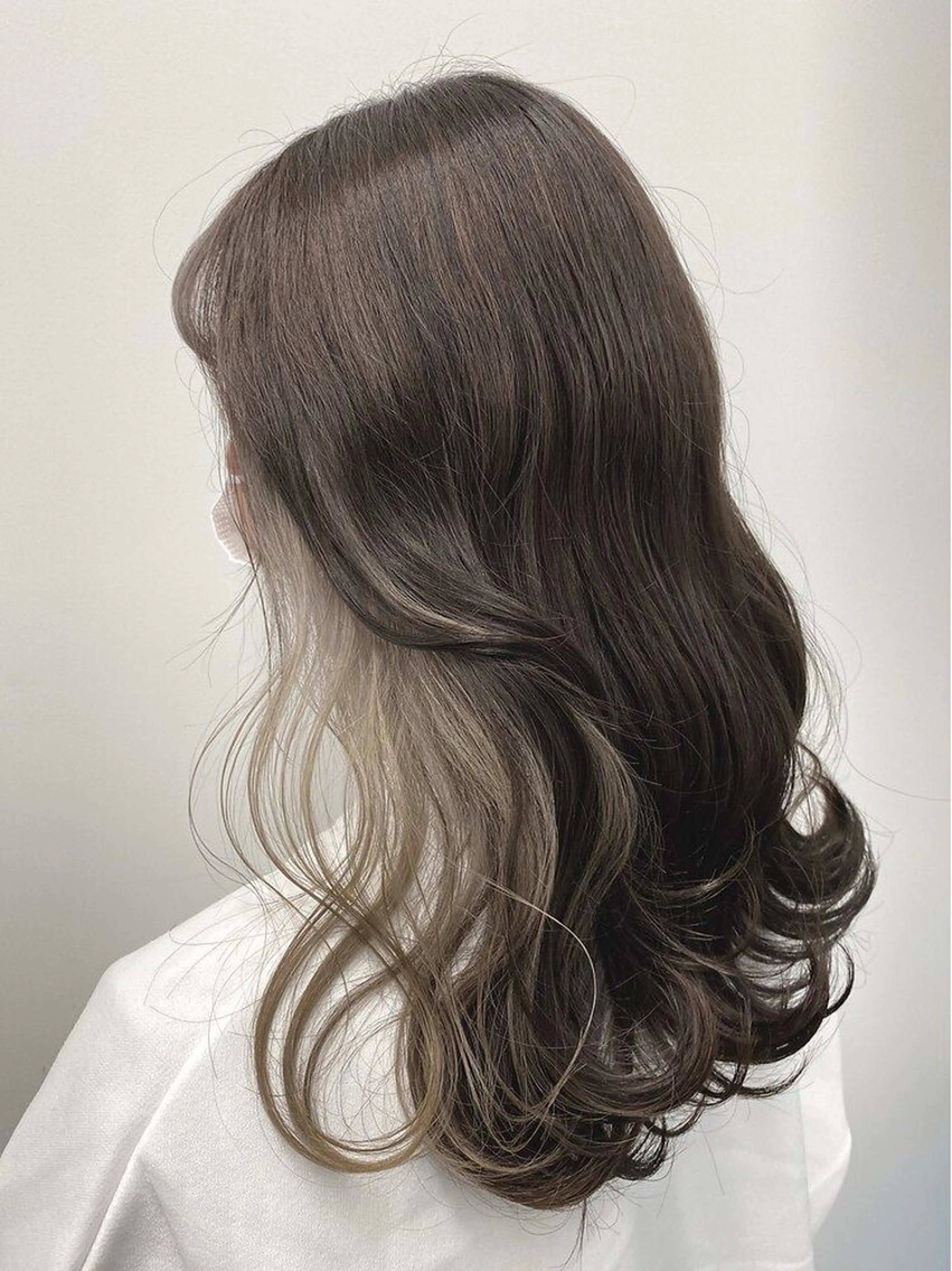 ロング ヘアカラー トリートメント 🫧艶感カラー/ あいり🤍のヘアスタイル