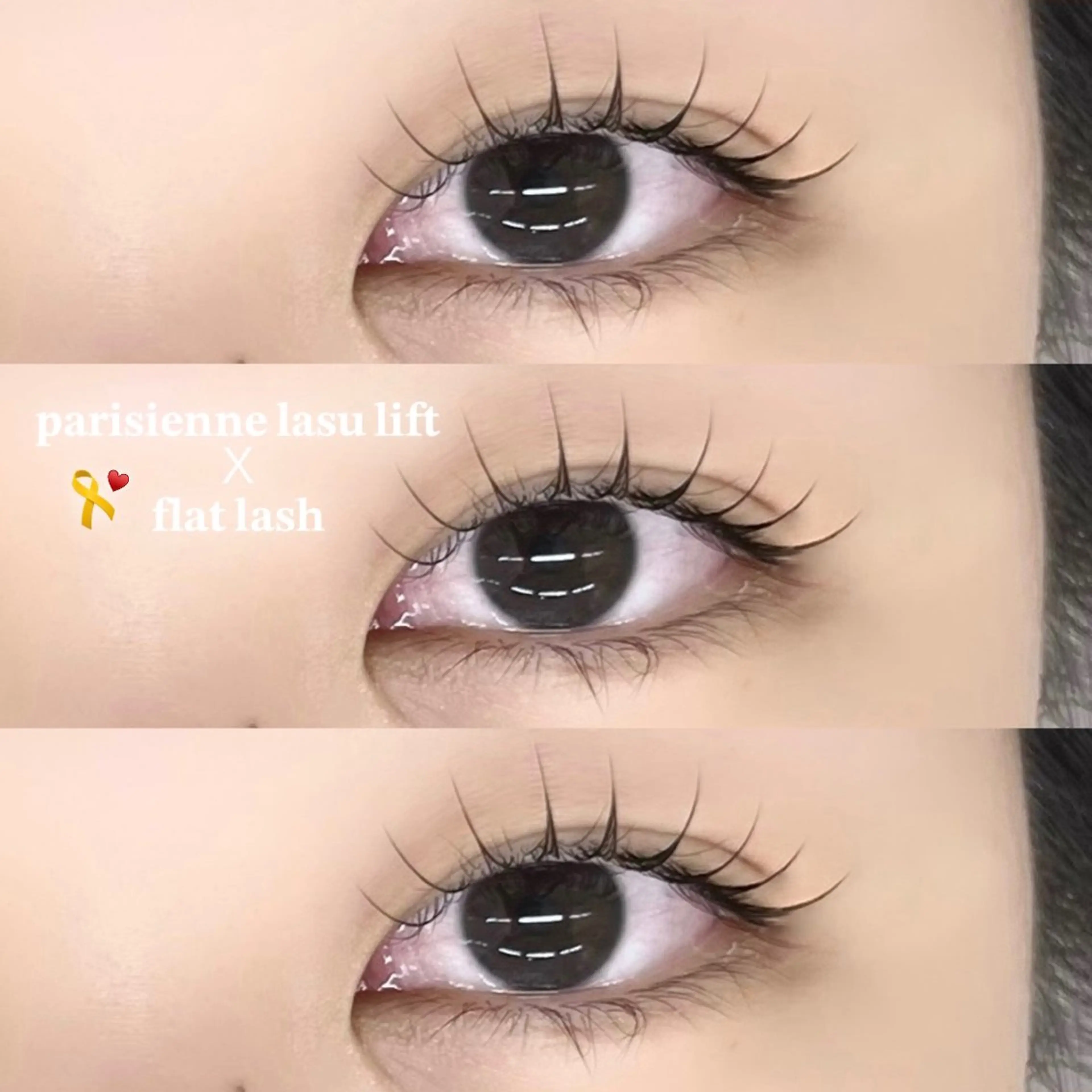 マツエク・マツパ フラットラッシュ パリジェンヌラッシュリフト ★ 𝒎𝒐𝒎𝒐のマツエク・マツパデザイン