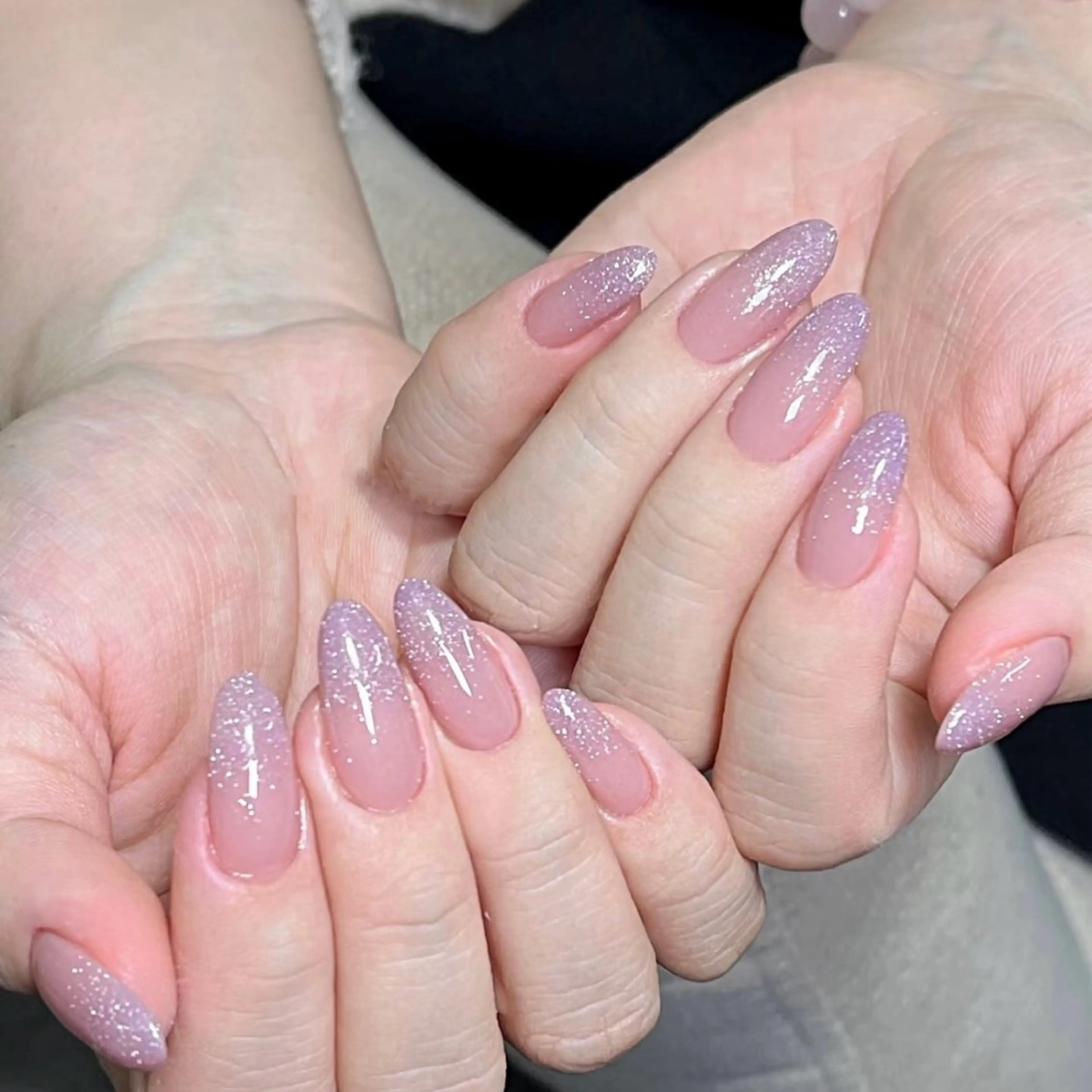 ネイル ハート ミラーネイル 持ち込み ピンク ワンホンネイル July Nailのネイルデザイン