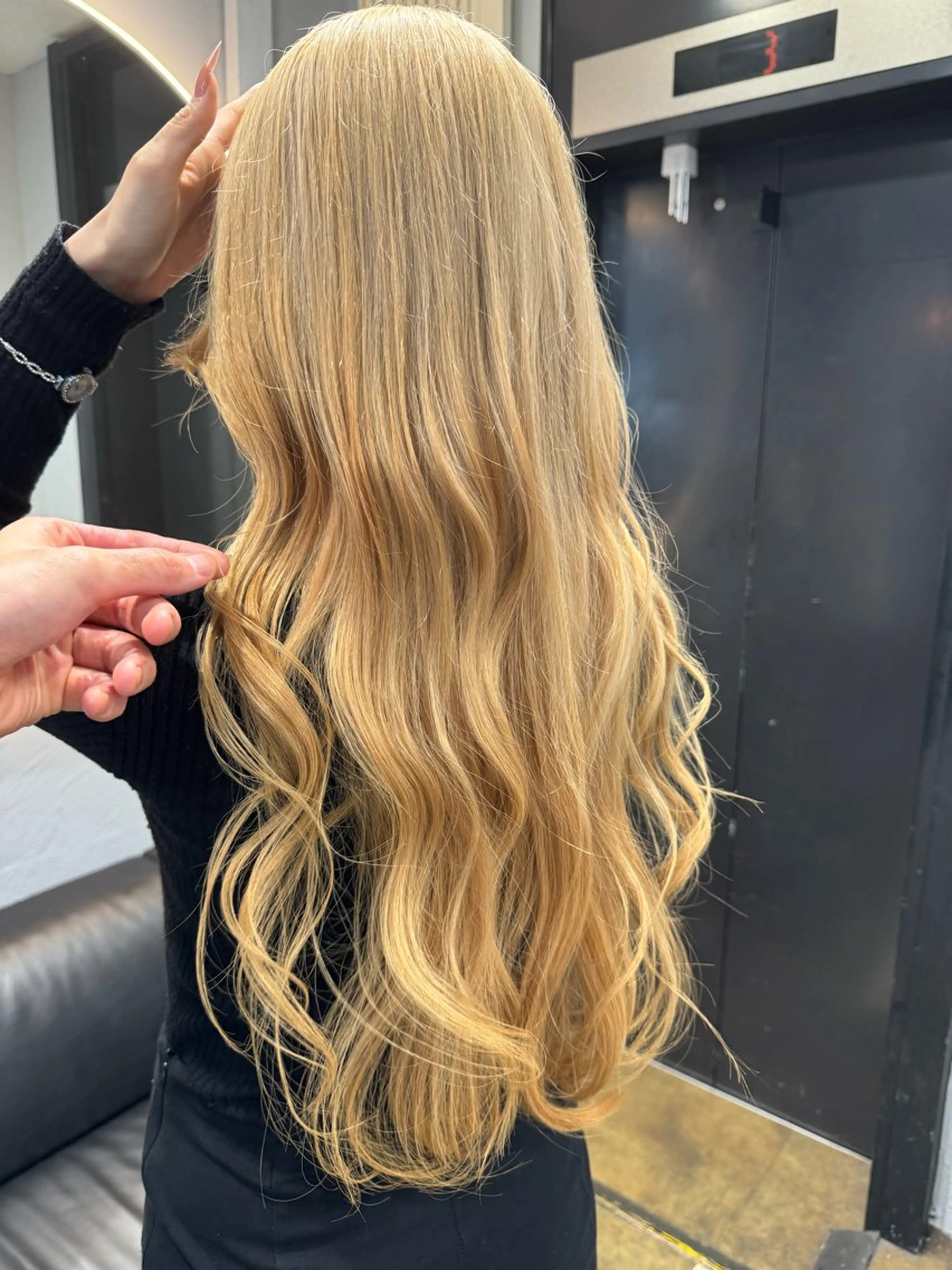 セミロング カラー dao/ミルクティー /ブラウン/ブロンドのヘアスタイル