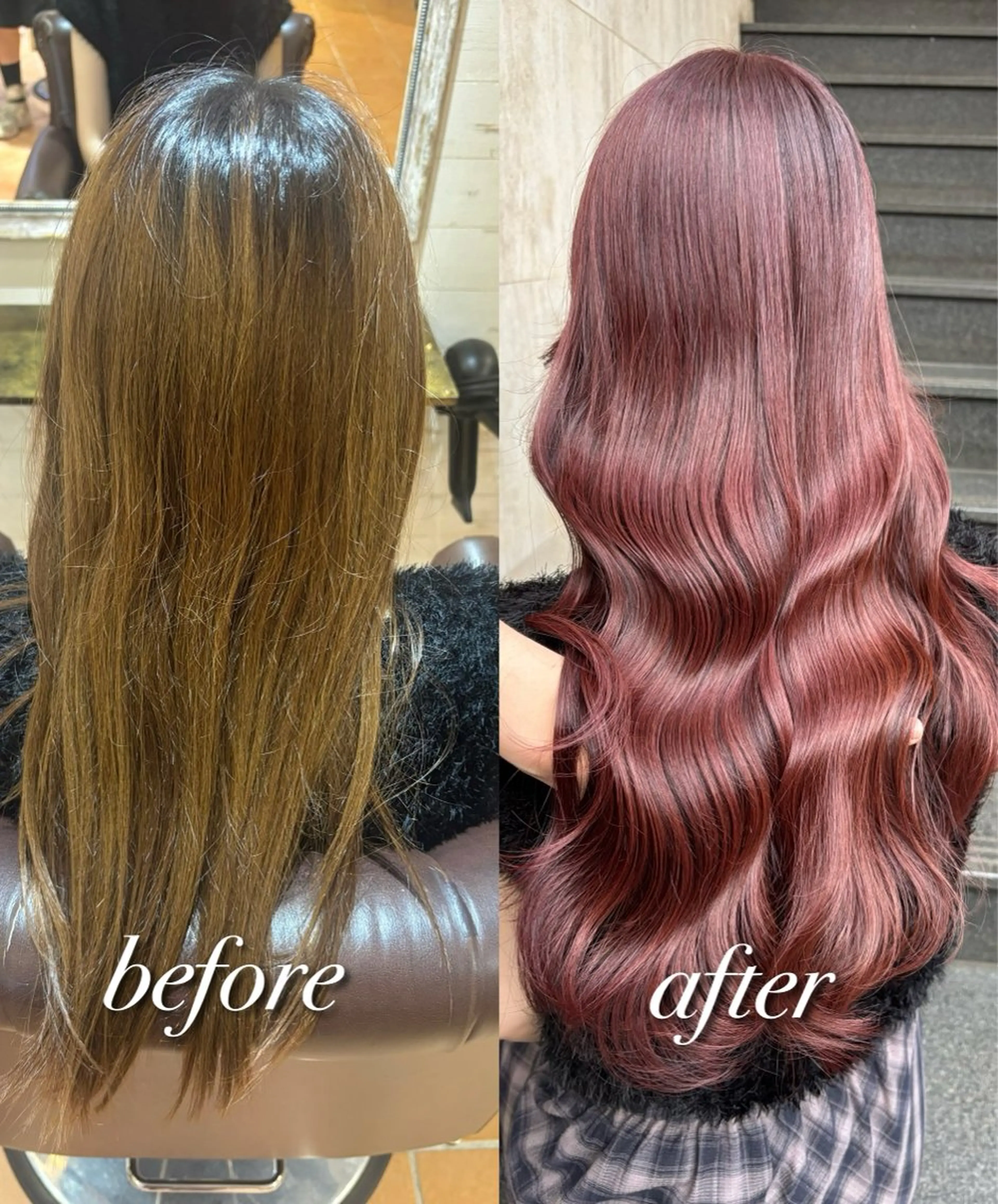 ロング カラー 透明感/艶カラー🎀 𝑵𝒐𝒏𝒐🎀のヘアスタイル