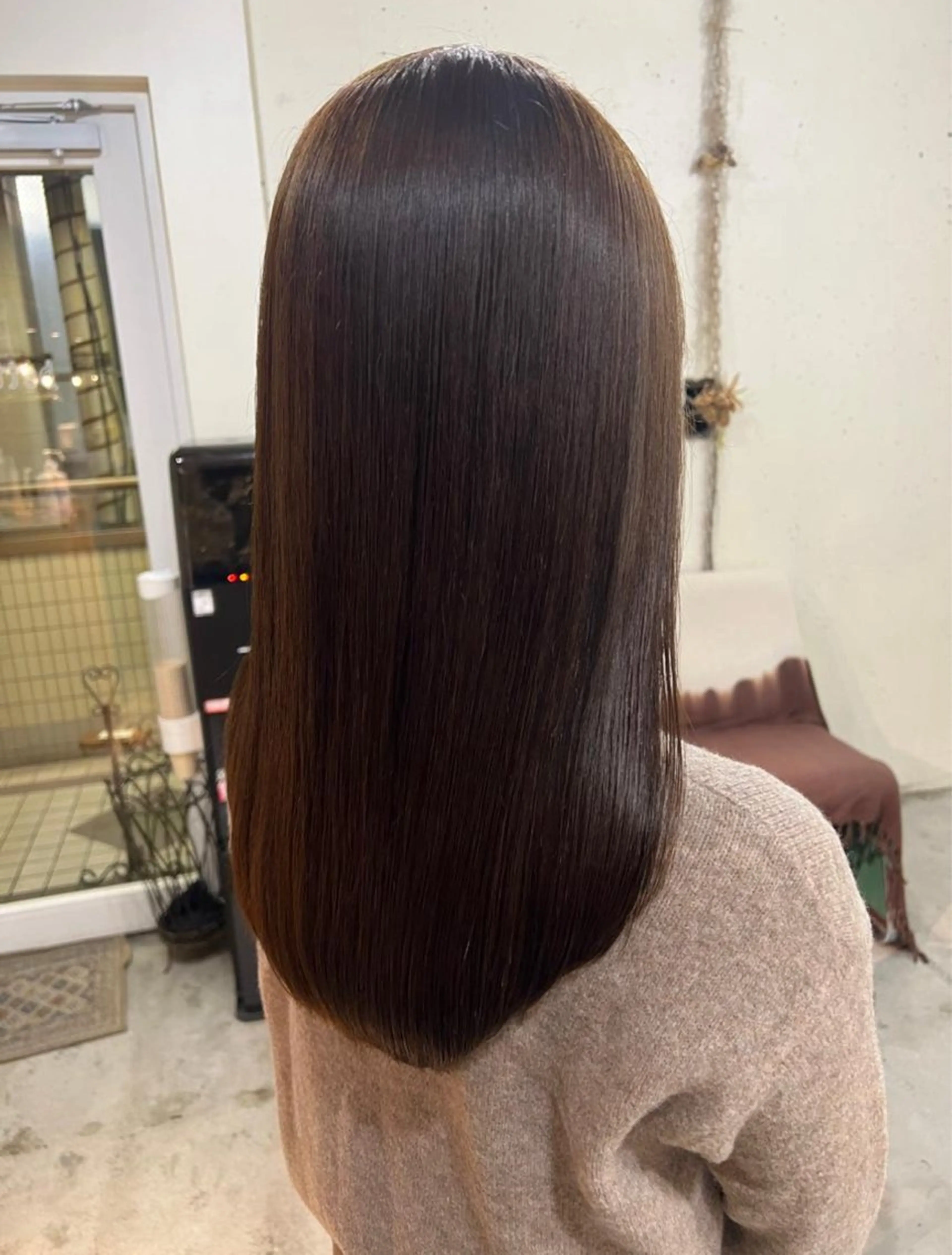 セミロング 酸性ストレート カット 縮毛矯正 ANY大宮所属・💛似合わせカット カラー💛 amiのヘアスタイル