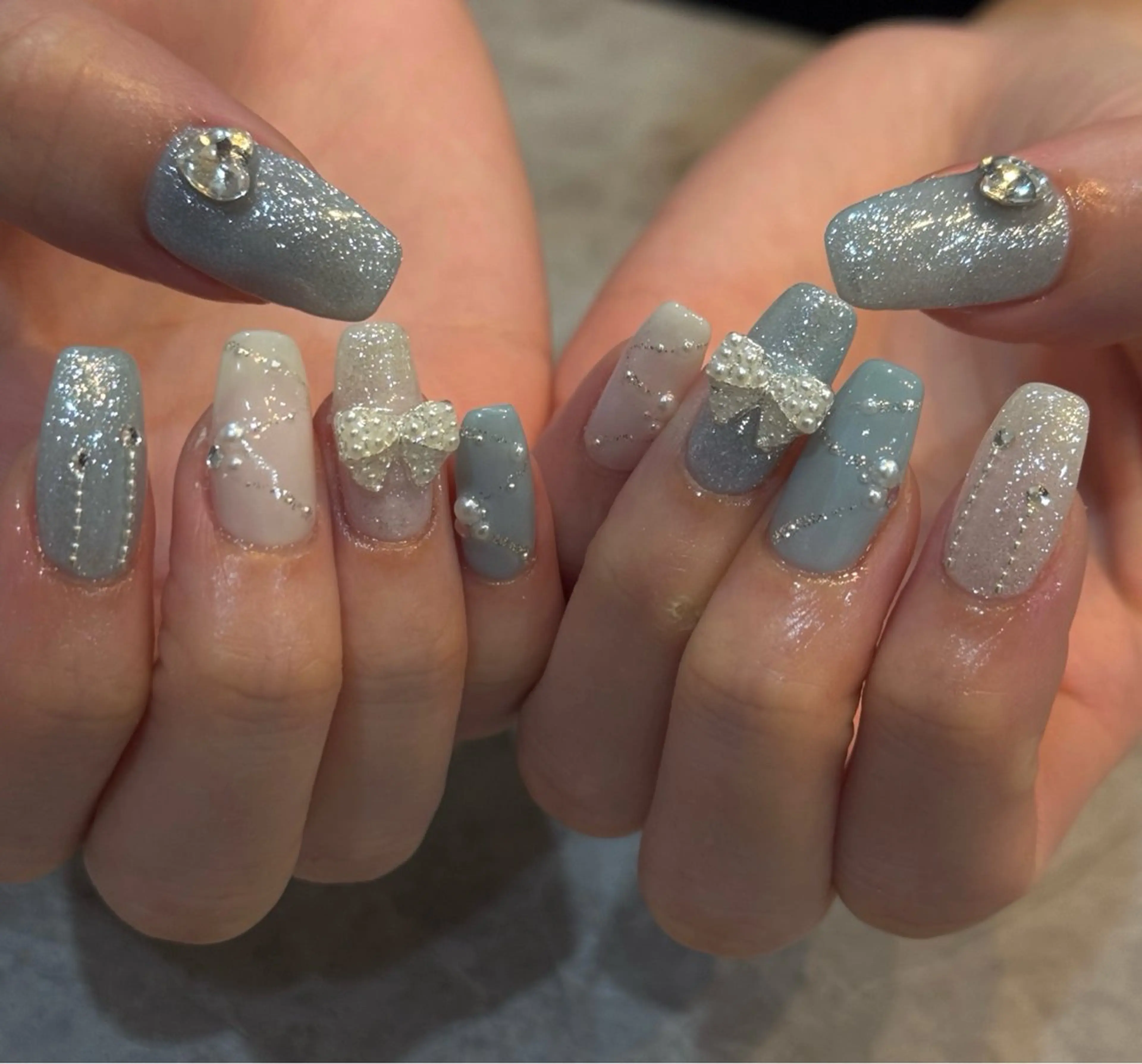 ネイル ガーリー ハンドネイル Blé nailのネイルデザイン