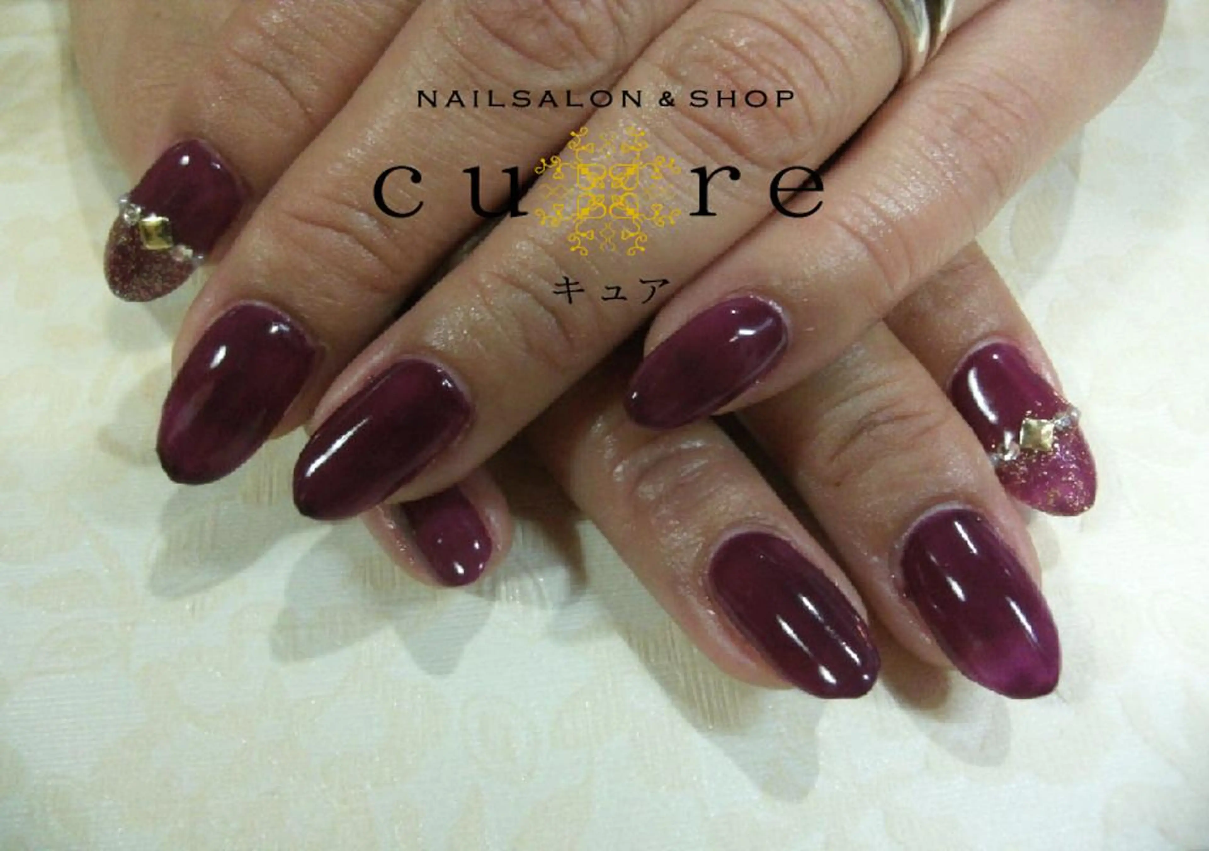 ミディアム ネイル ネイルサロン Cureのネイルデザイン