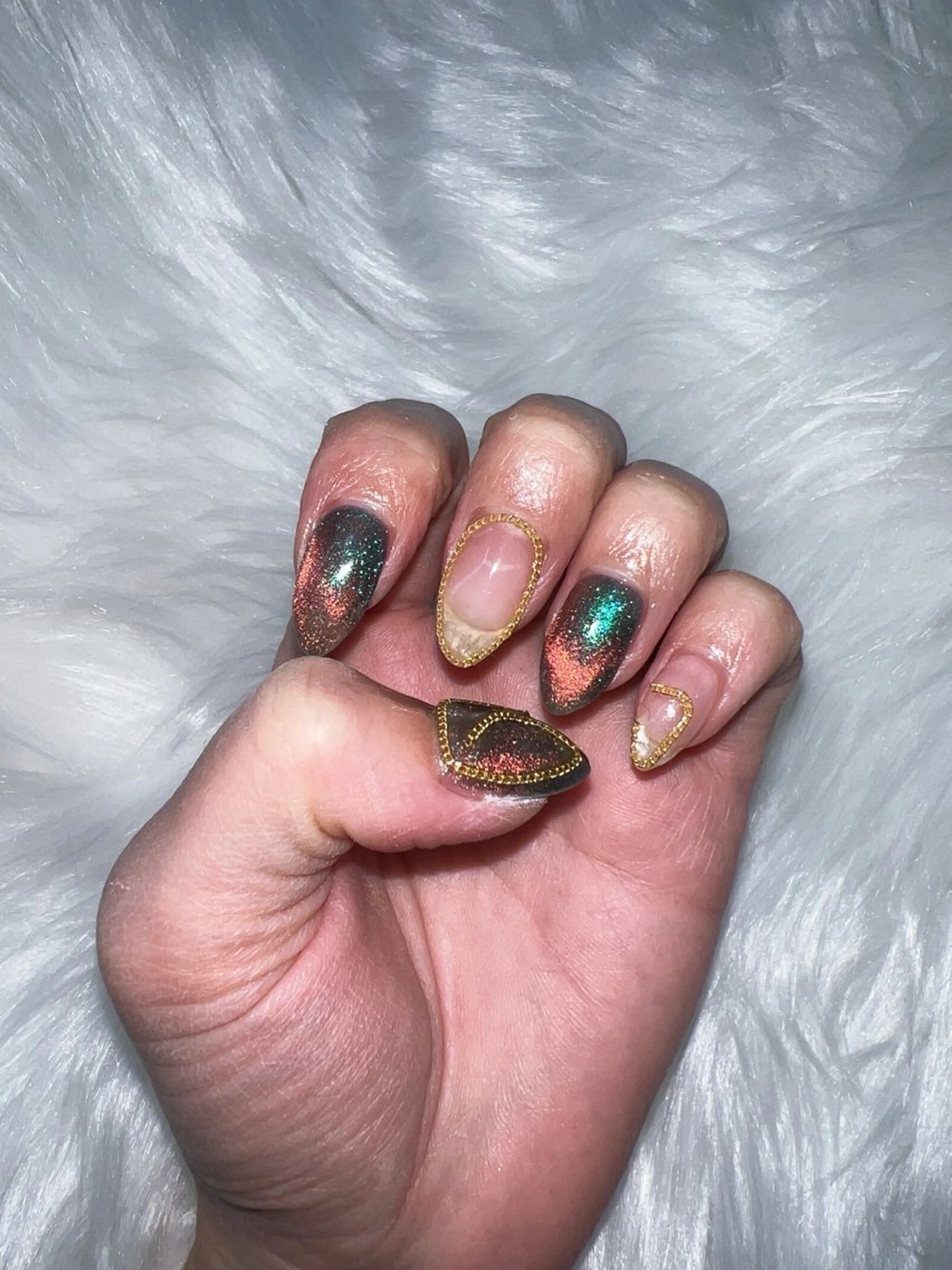 ネイル マグネットネイル coco nailのネイルデザイン