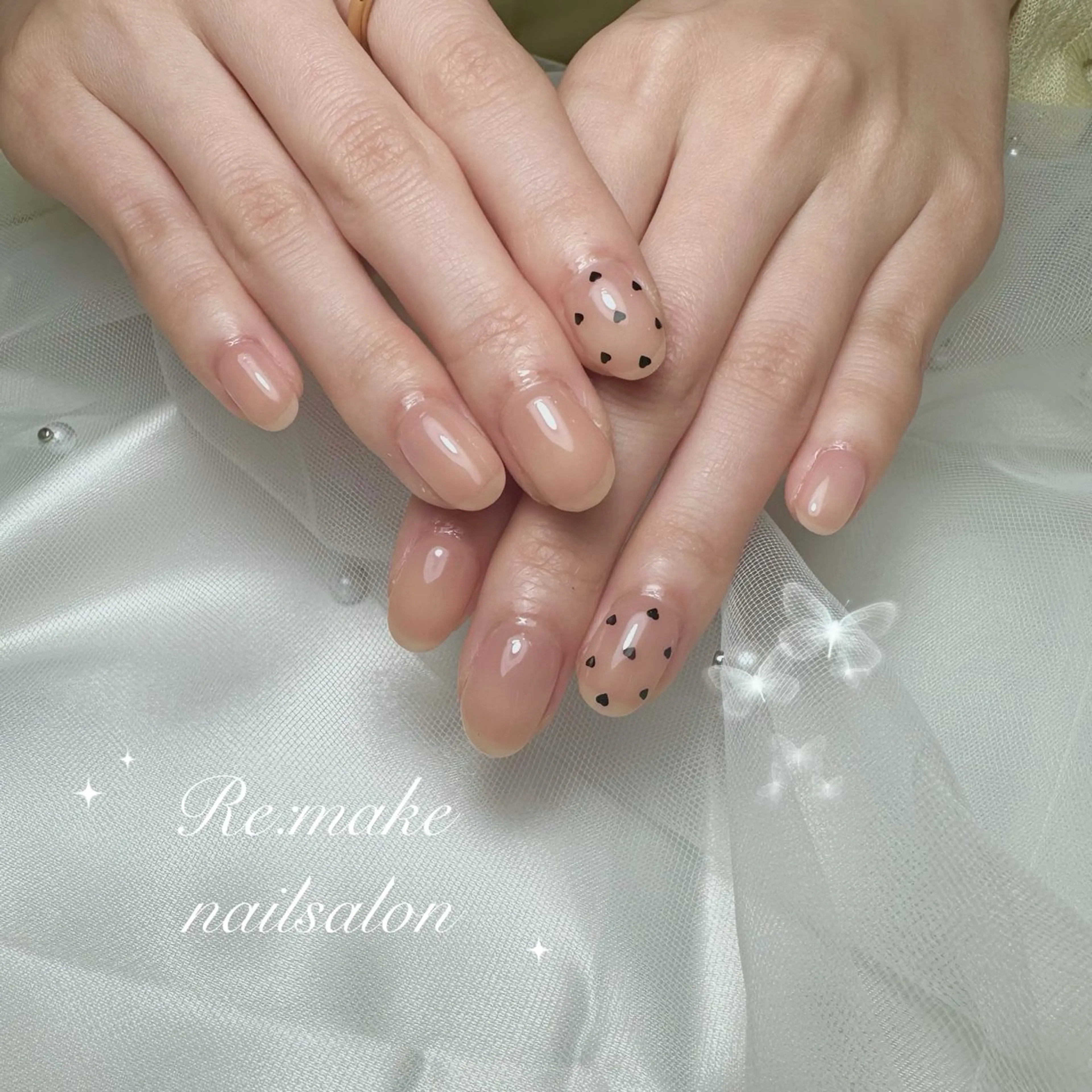 ネイル グラデーション ワンカラーネイル ハンドネイル Re:make uranのネイルデザイン