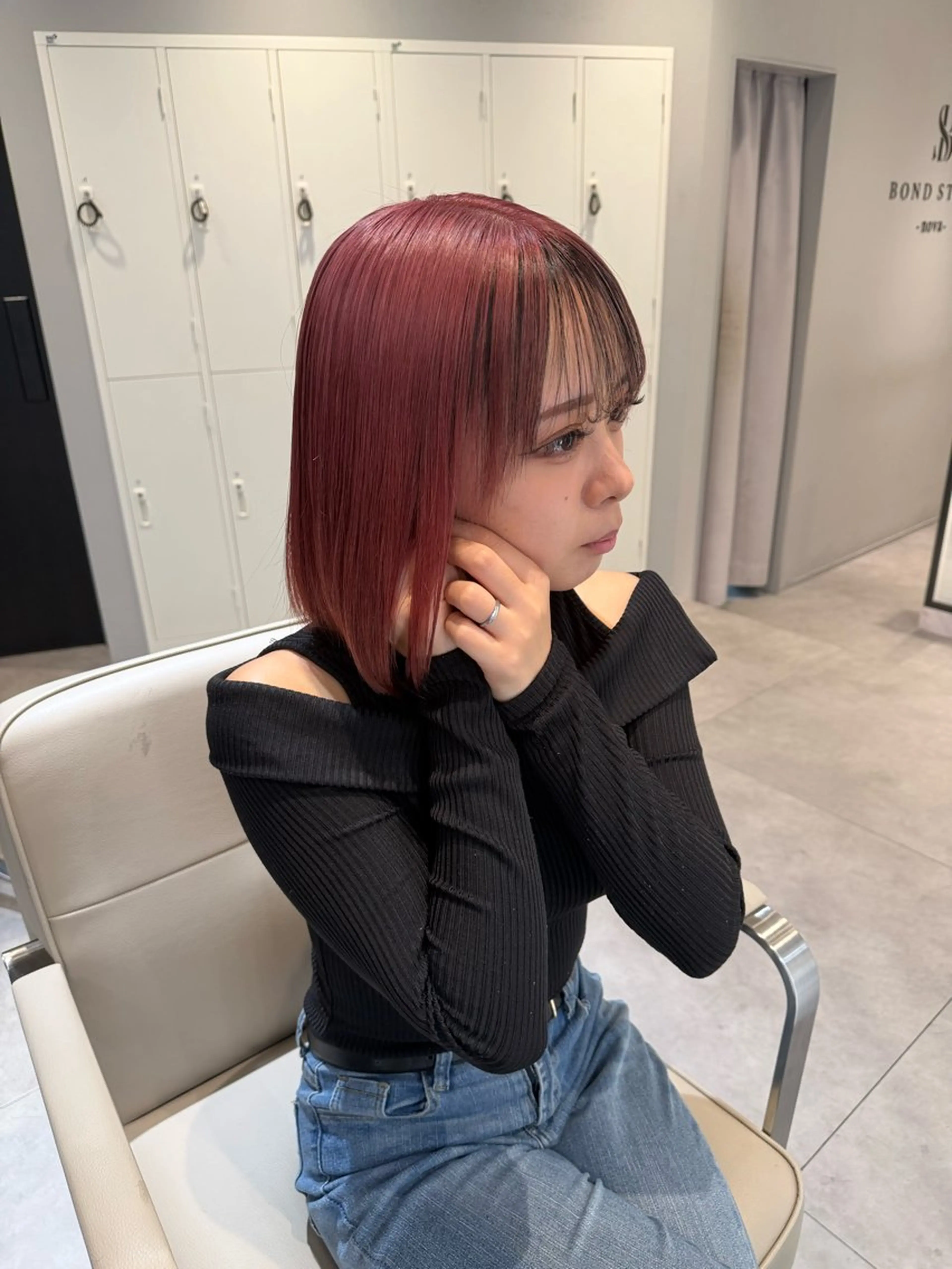 ミディアム カラー ヘアカラー Bond Story lumiere所属・miku/暖色カラー /メンズ歓迎のヘアスタイル