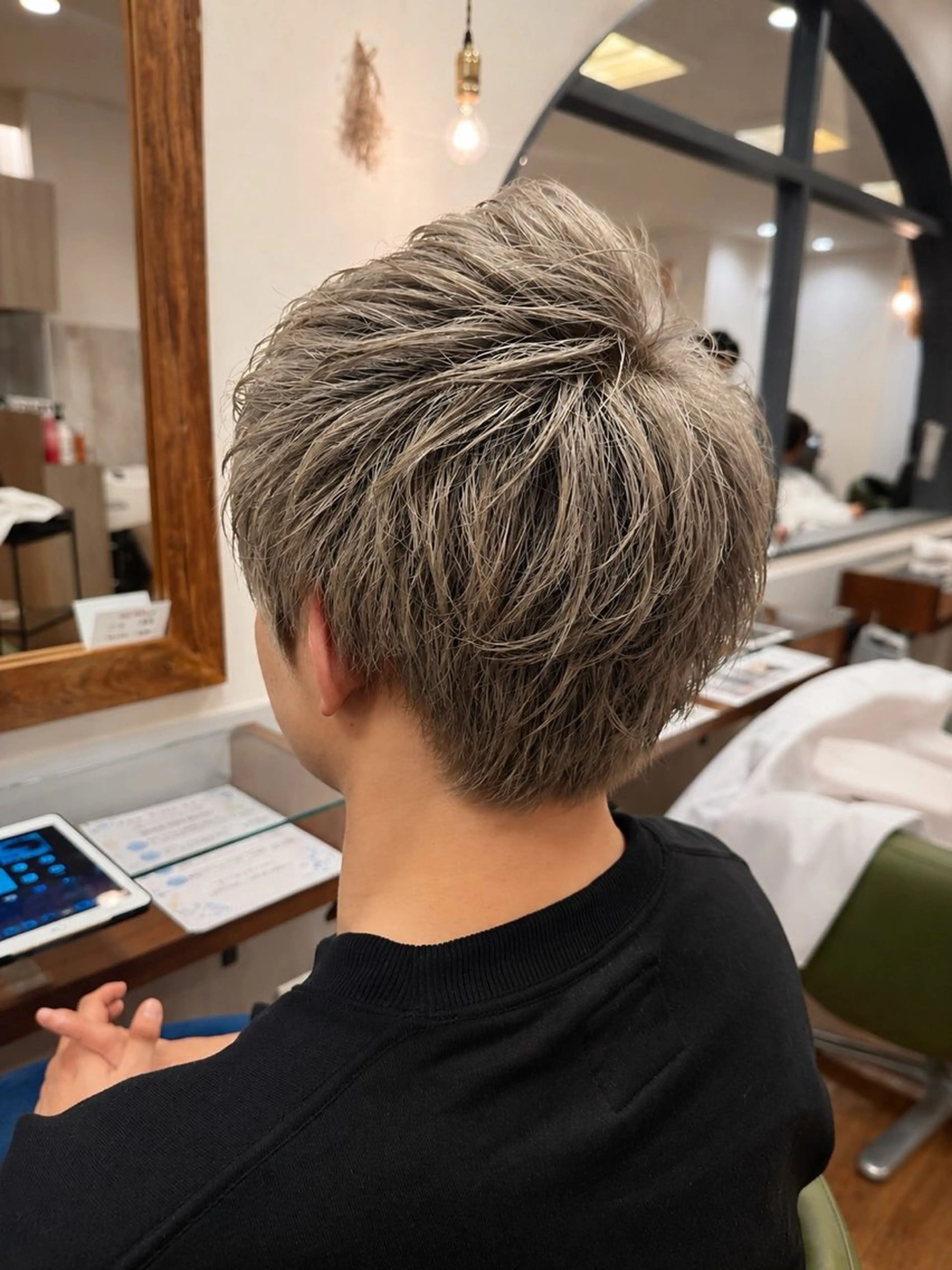 ショート パーマ メンズカット/ Miiのヘアスタイル