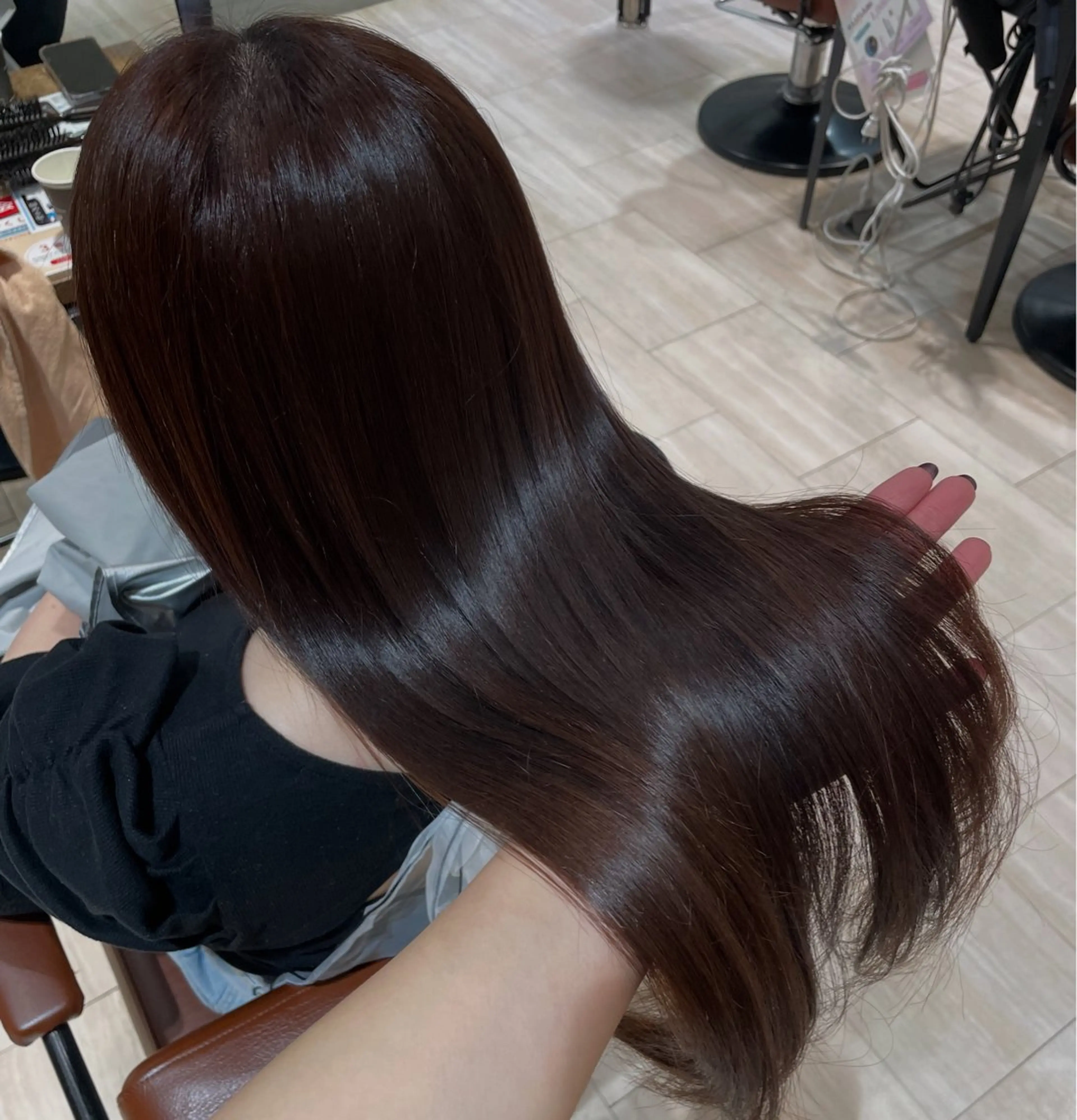 カラー ブラウンカラー レイヤーカット/ アレンジ/うみのヘアスタイル