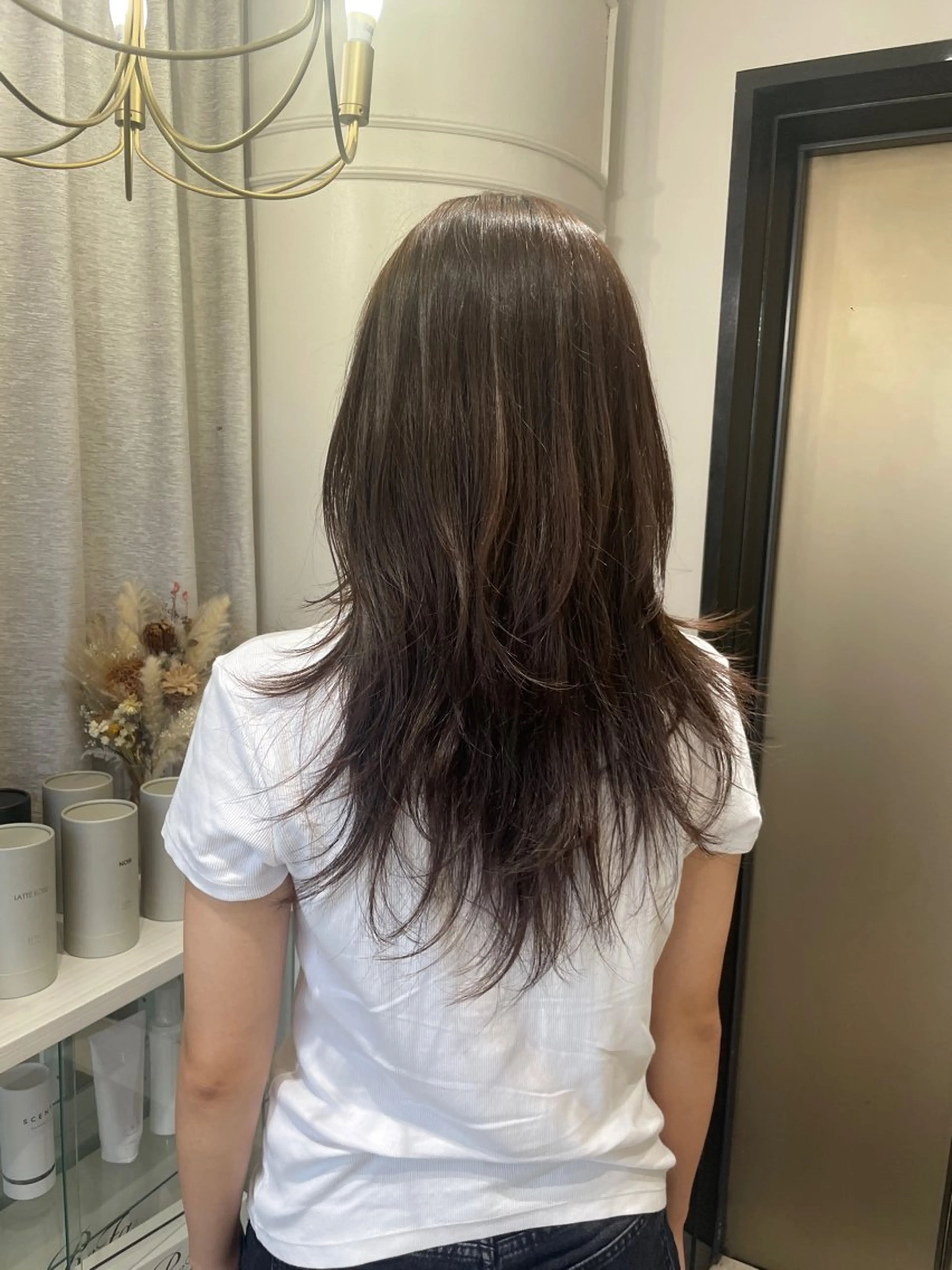 ロング カラー ハッシュカット HARUKA韓国ヘア /Luana梅田のヘアスタイル