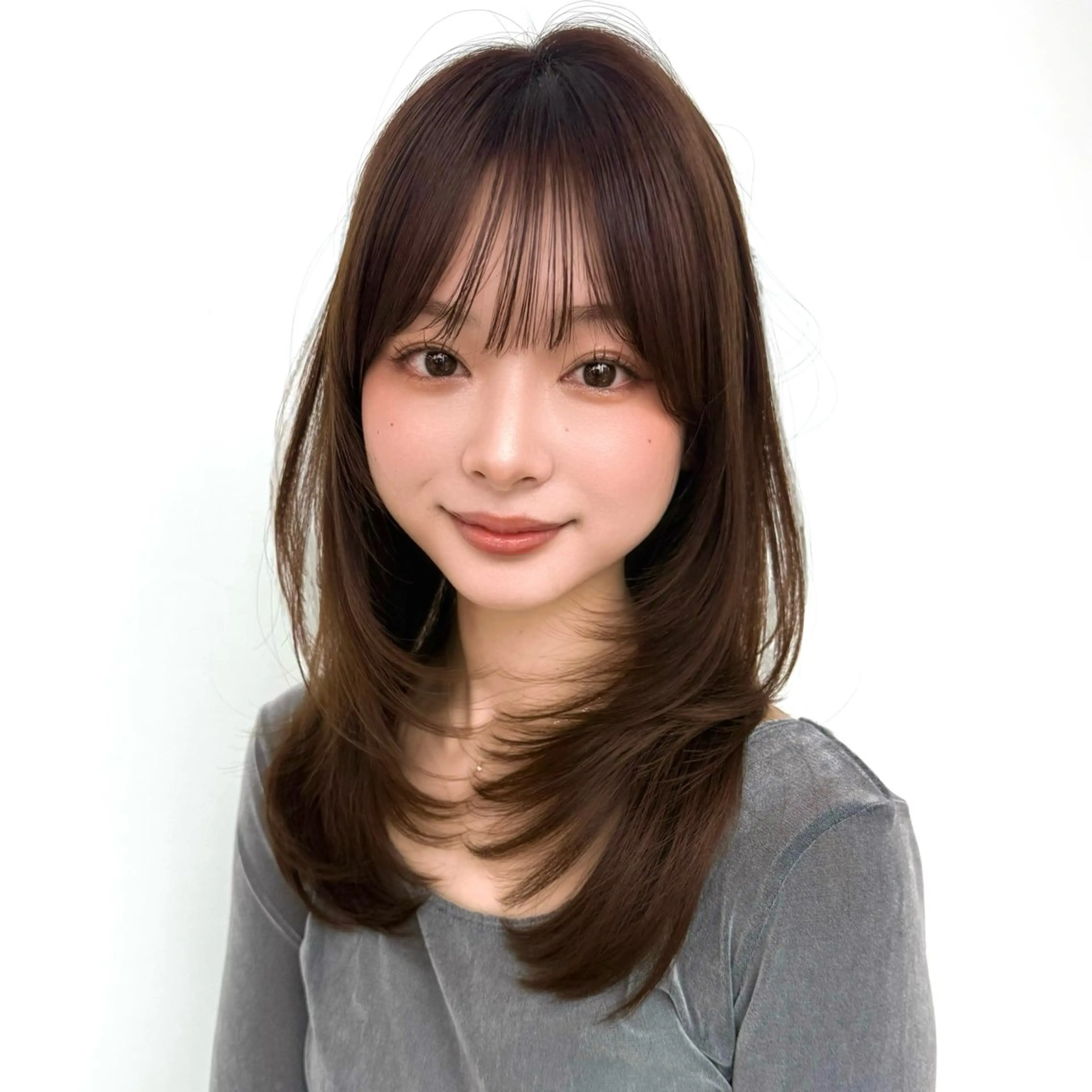 【4/8.22限定クーポン✨】似合わせレイヤー全体カット🇰🇷➕2step外部募集トリートメント➕コテ巻きの写真