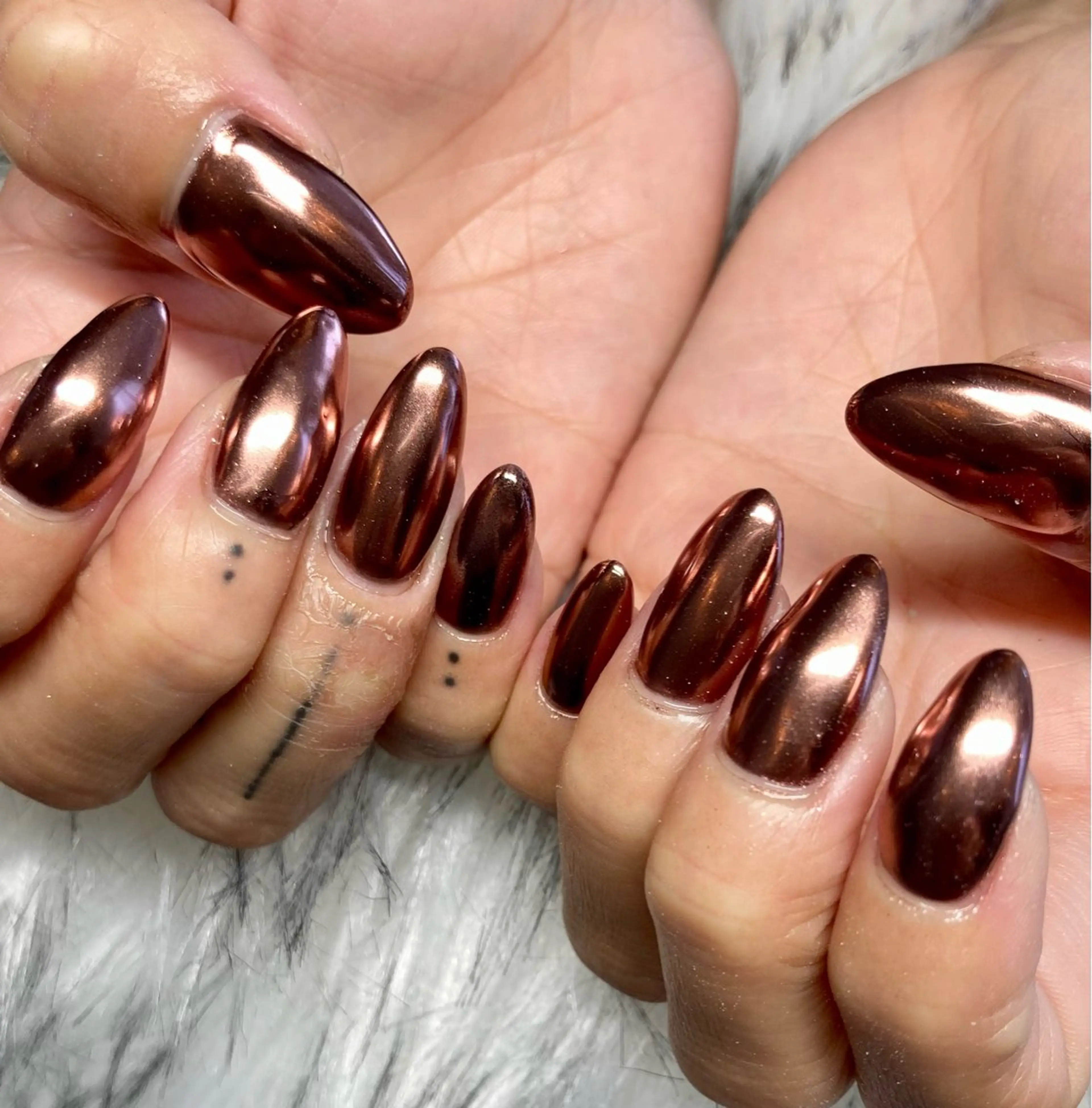 ネイル ジェルネイル ミラーネイル ワンカラーネイル ピンク salon 喜’s casaのネイルデザイン